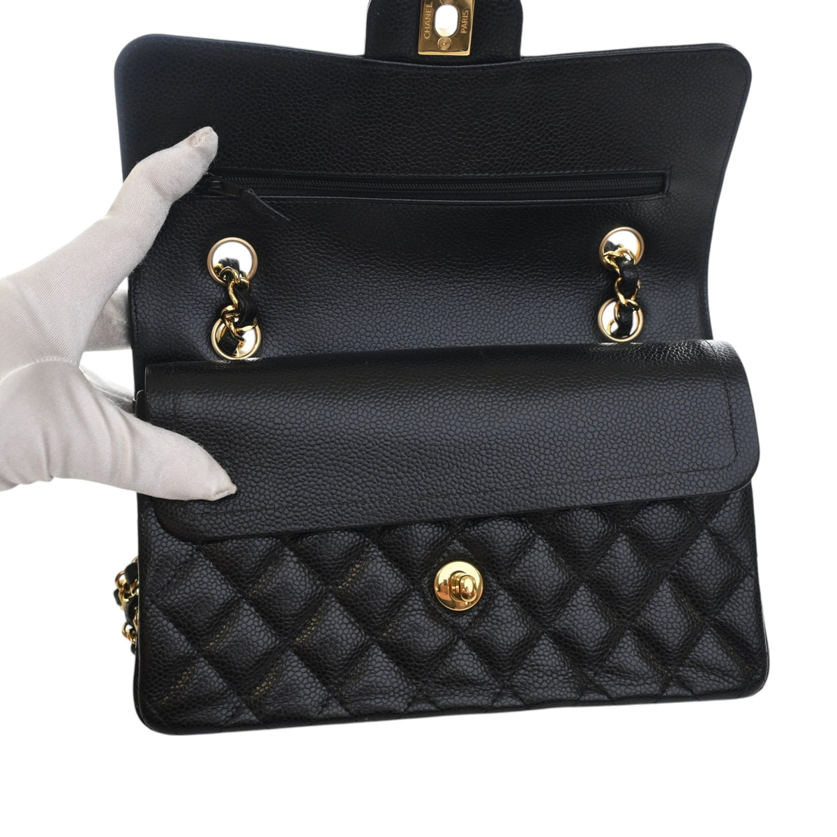 Chanel Small Classic Caviar Double Flap