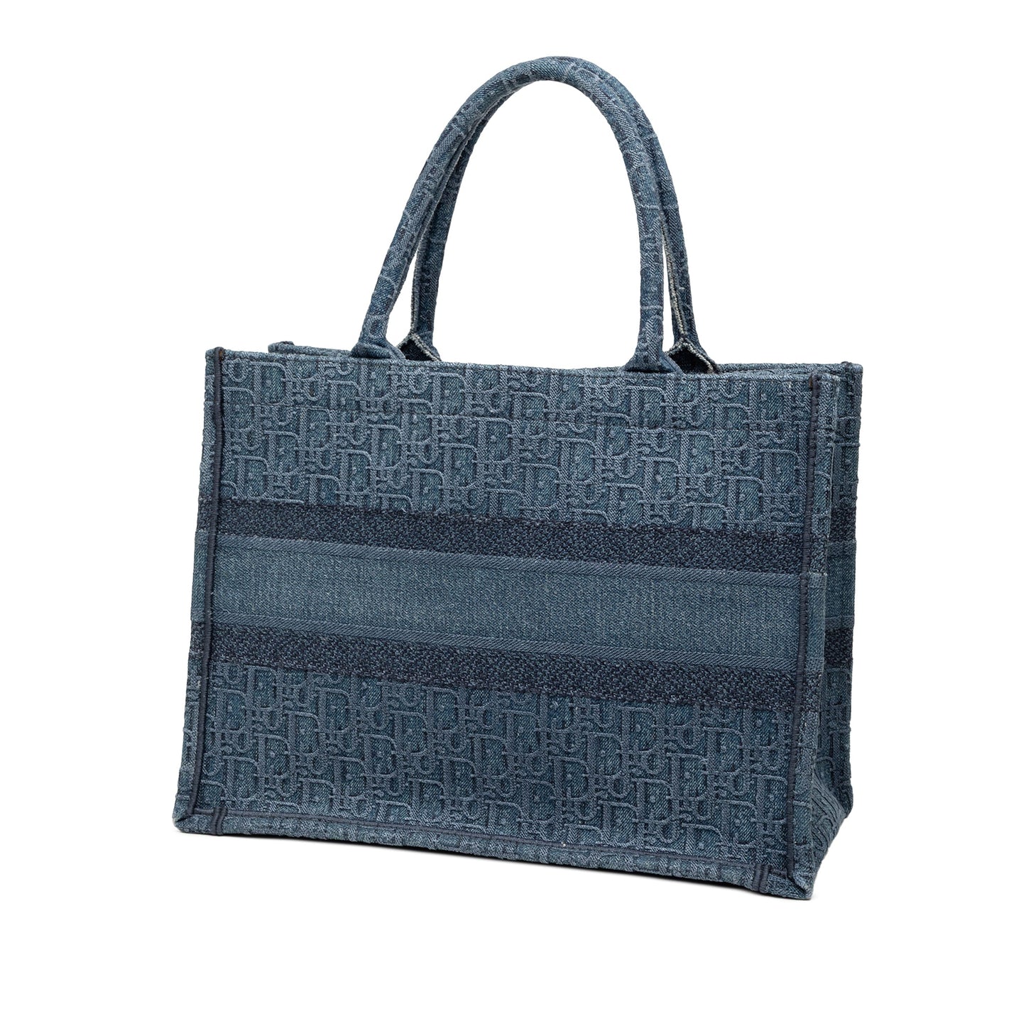Dior Medium Oblique Denim Book Tote