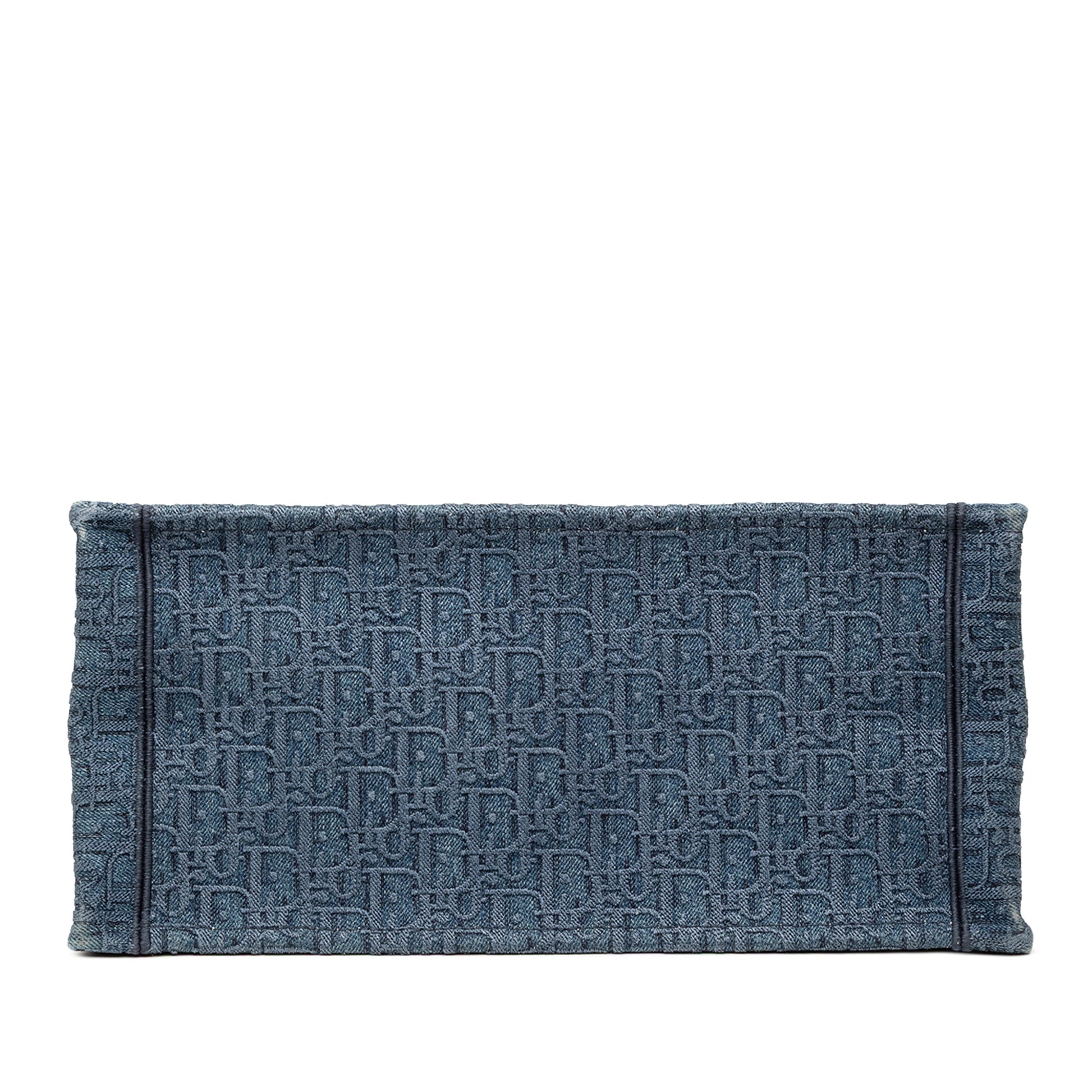 Dior Medium Oblique Denim Book Tote