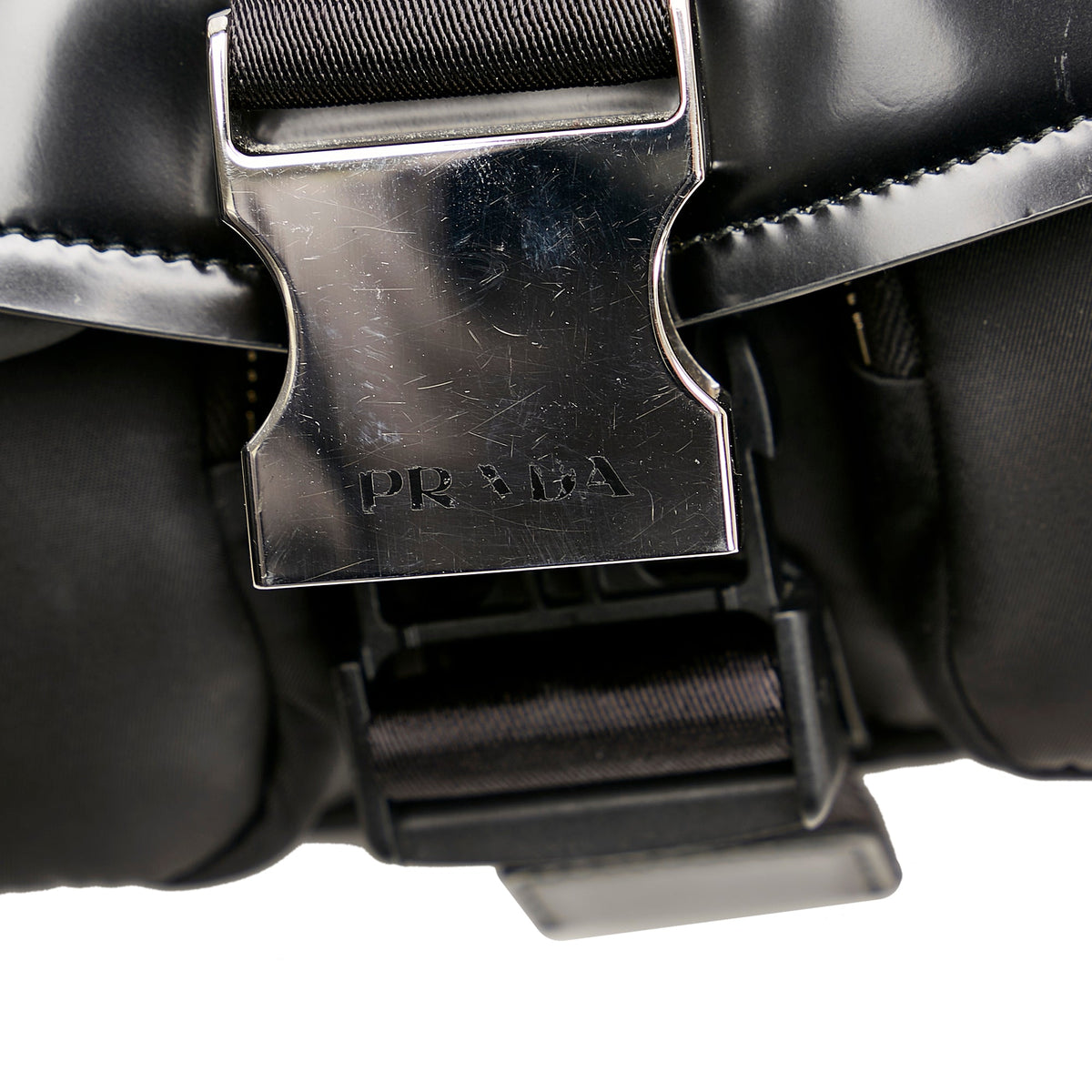 Prada Re-Nylon & Spazzolato Pocket Crossbody