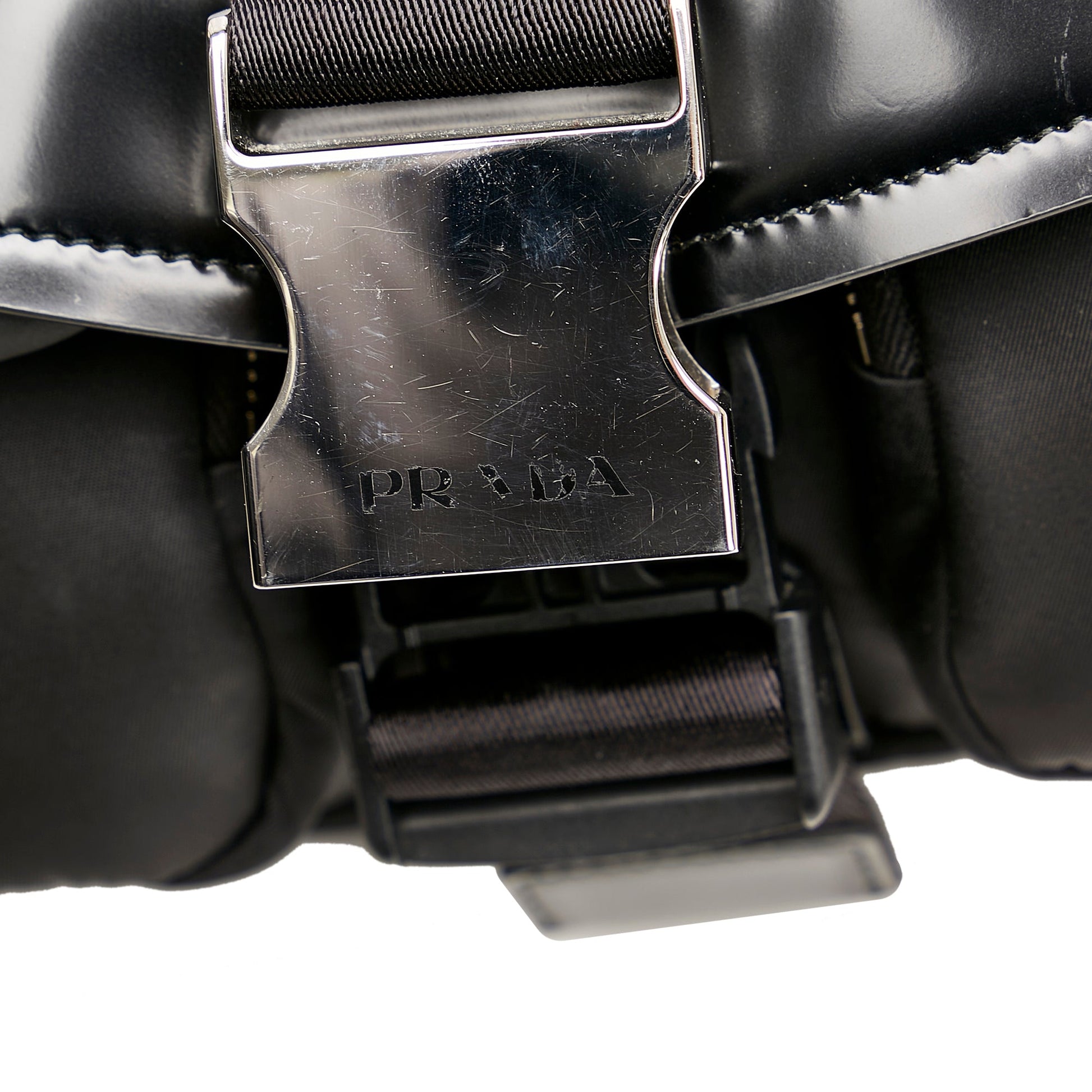 Prada Re-Nylon & Spazzolato Pocket Crossbody