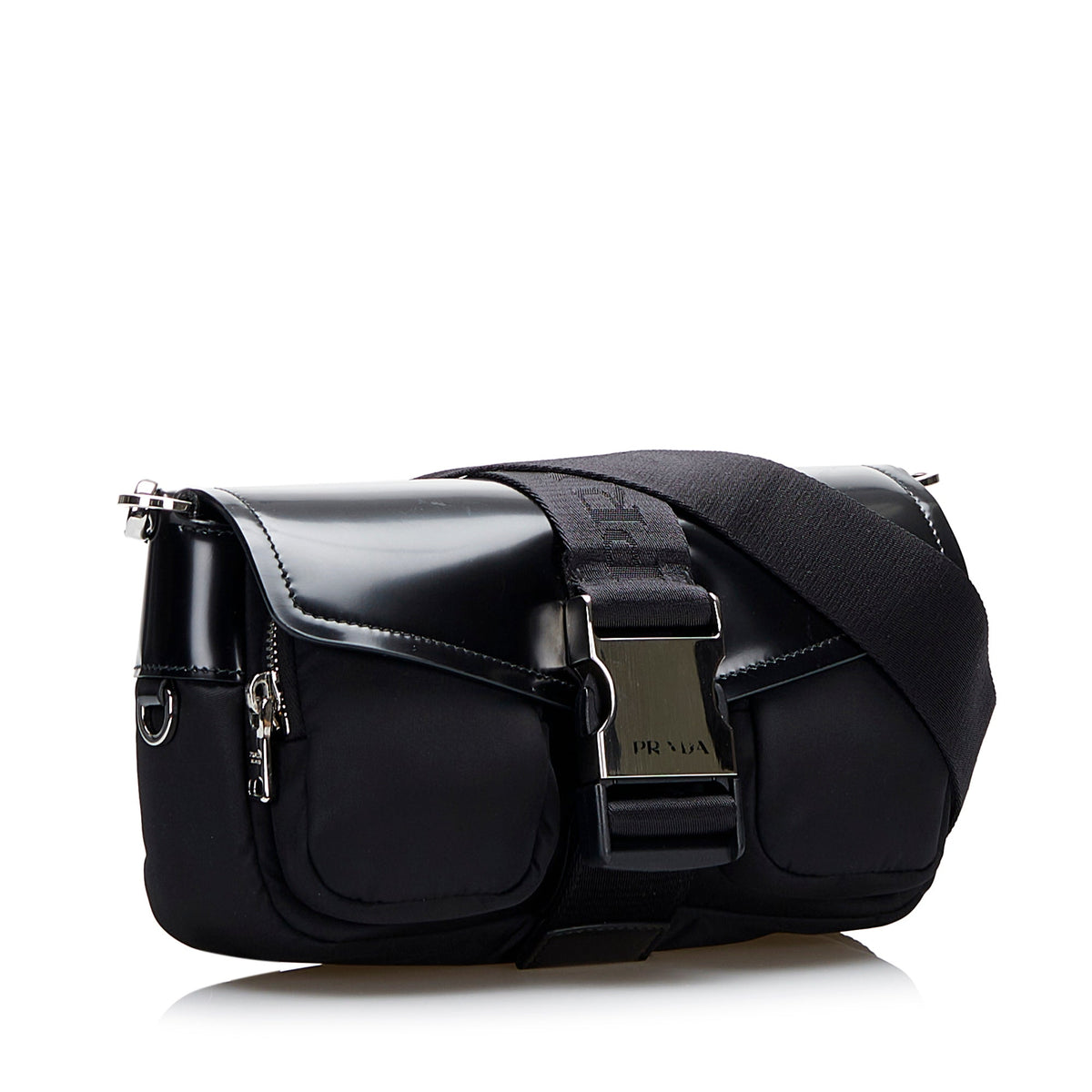 Prada Re-Nylon & Spazzolato Pocket Crossbody