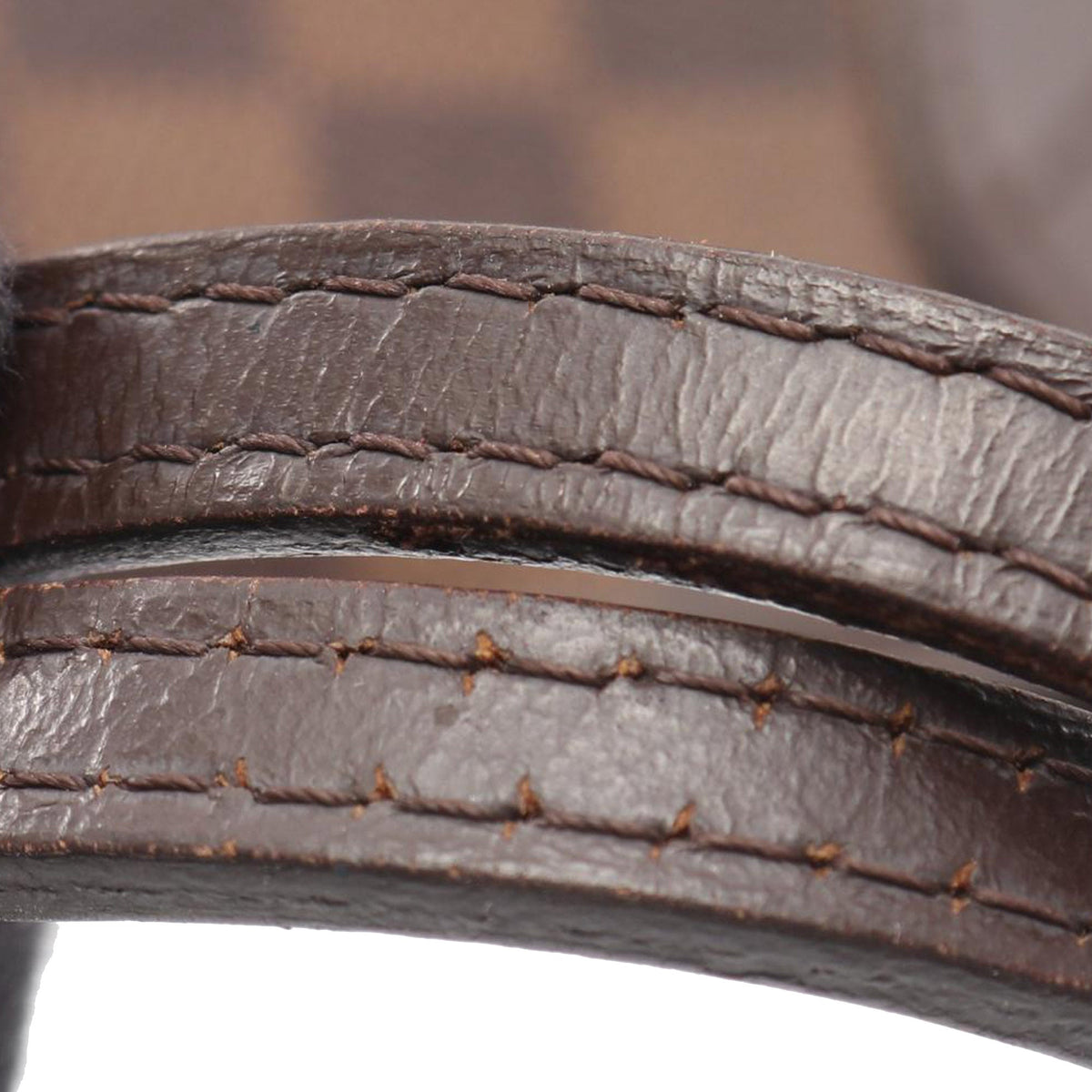 Louis Vuitton Damier Ebene Neverfull PM — Brown