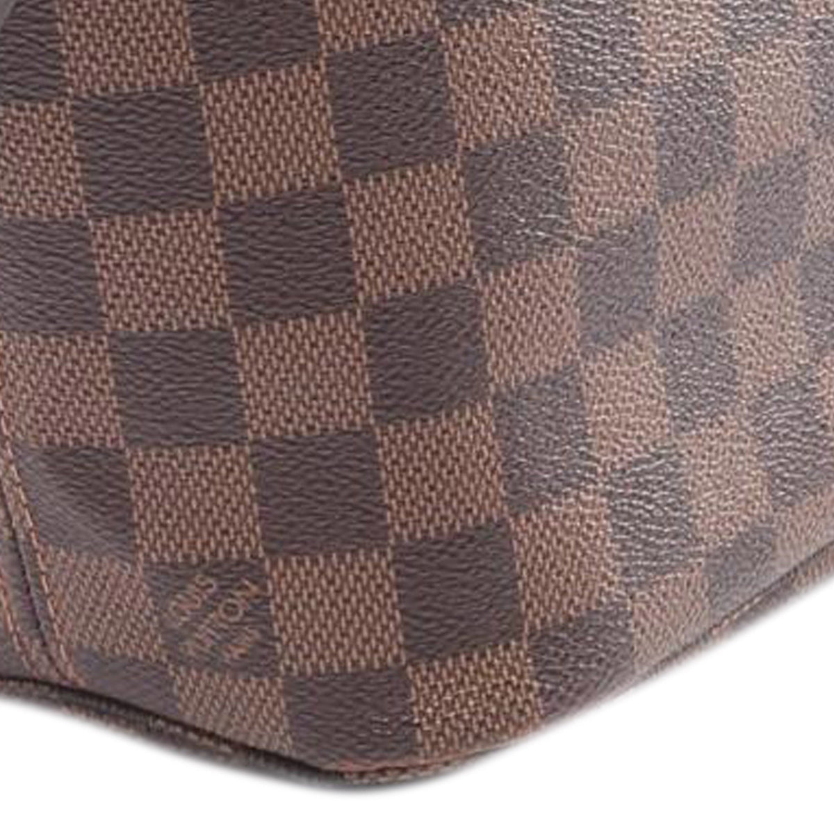 Louis Vuitton Damier Ebene Neverfull PM — Brown