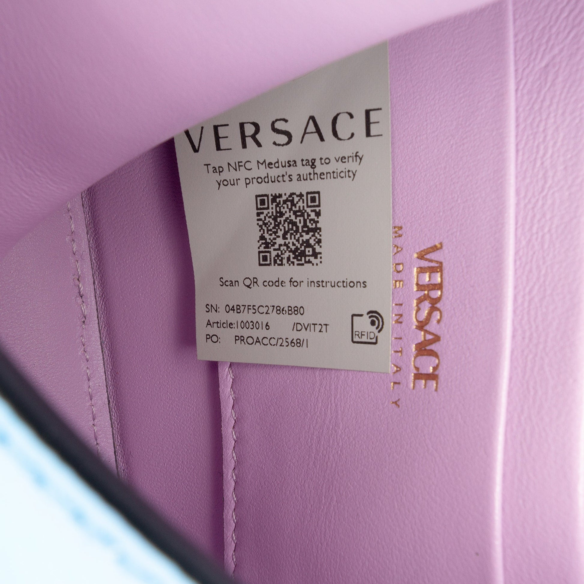 Versace Mini Leather La Medusa Satchel