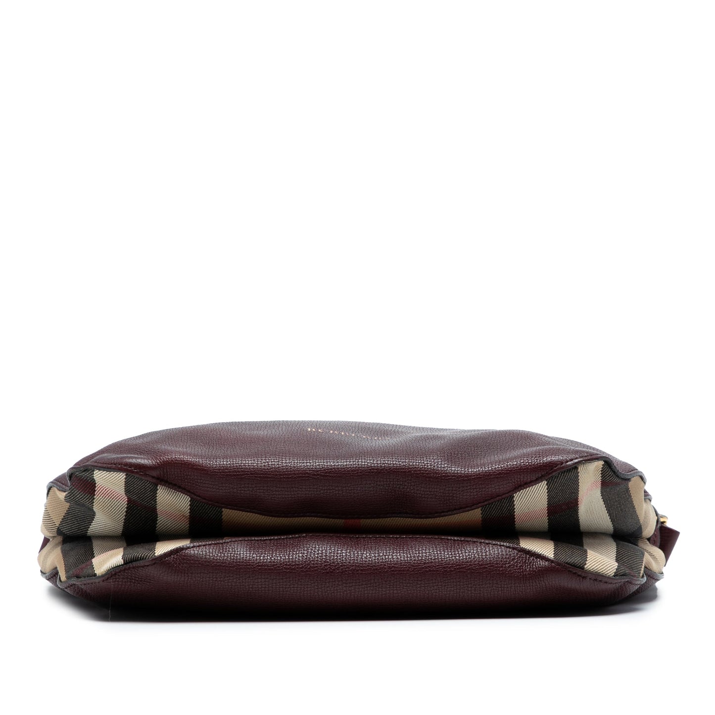 Burberry Small Grainy Calfskin and House Check Canvas Bingley Crossbody