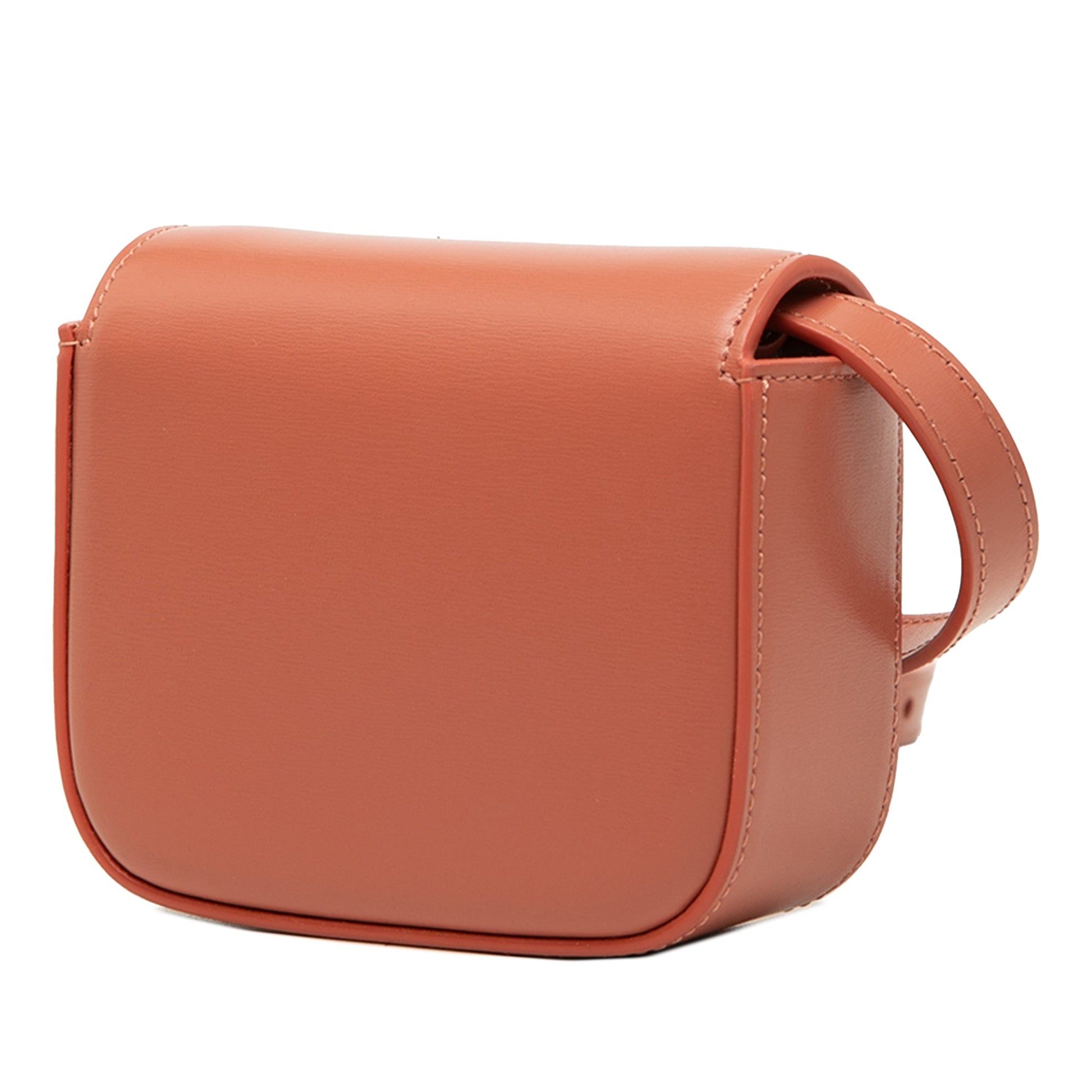 Celine Mini Shiny Calfskin Triomphe Crossbody