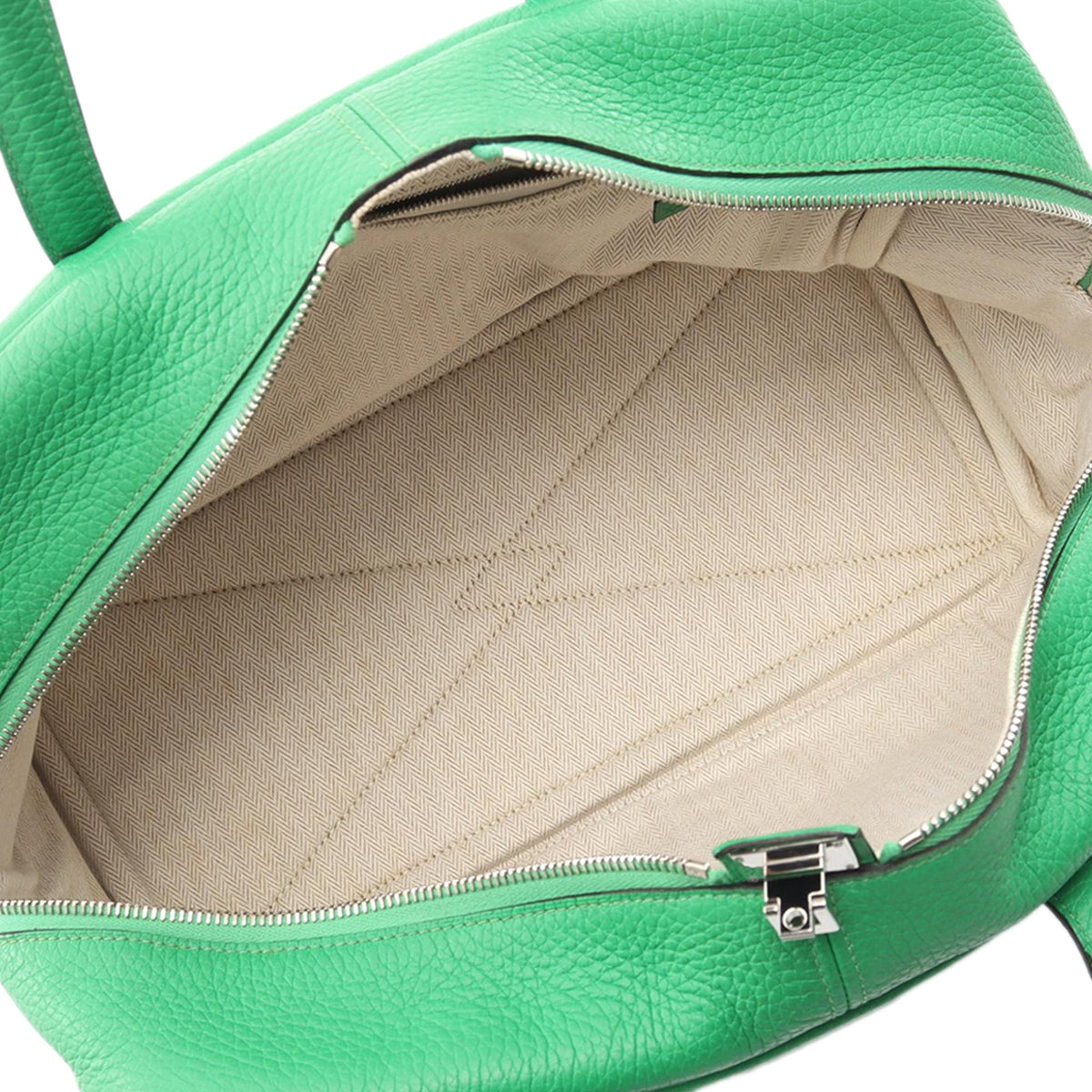 Hermès Clemence Victoria II 35 — Green