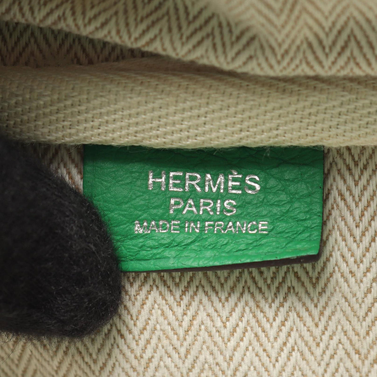 Hermès Clemence Victoria II 35 — Green