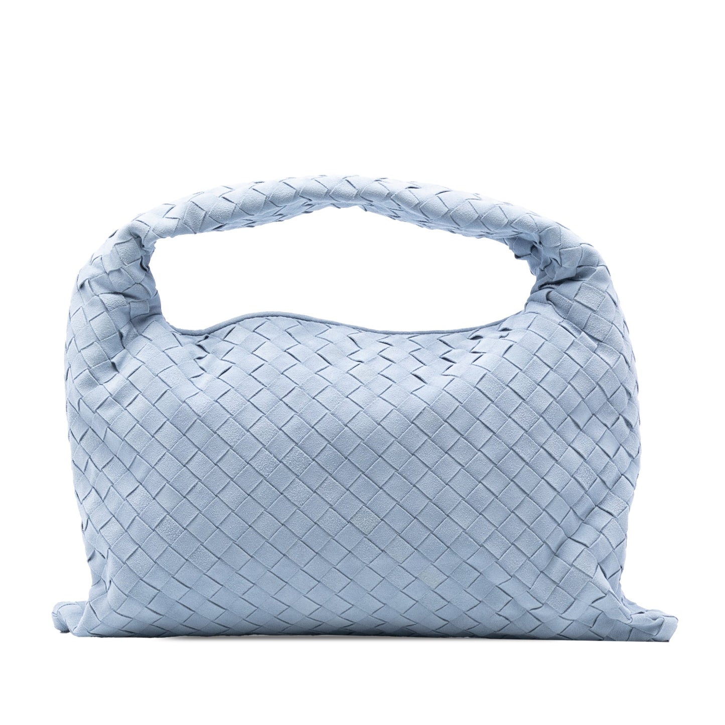 Bottega Veneta Small Suede Intrecciato Hop Hobo