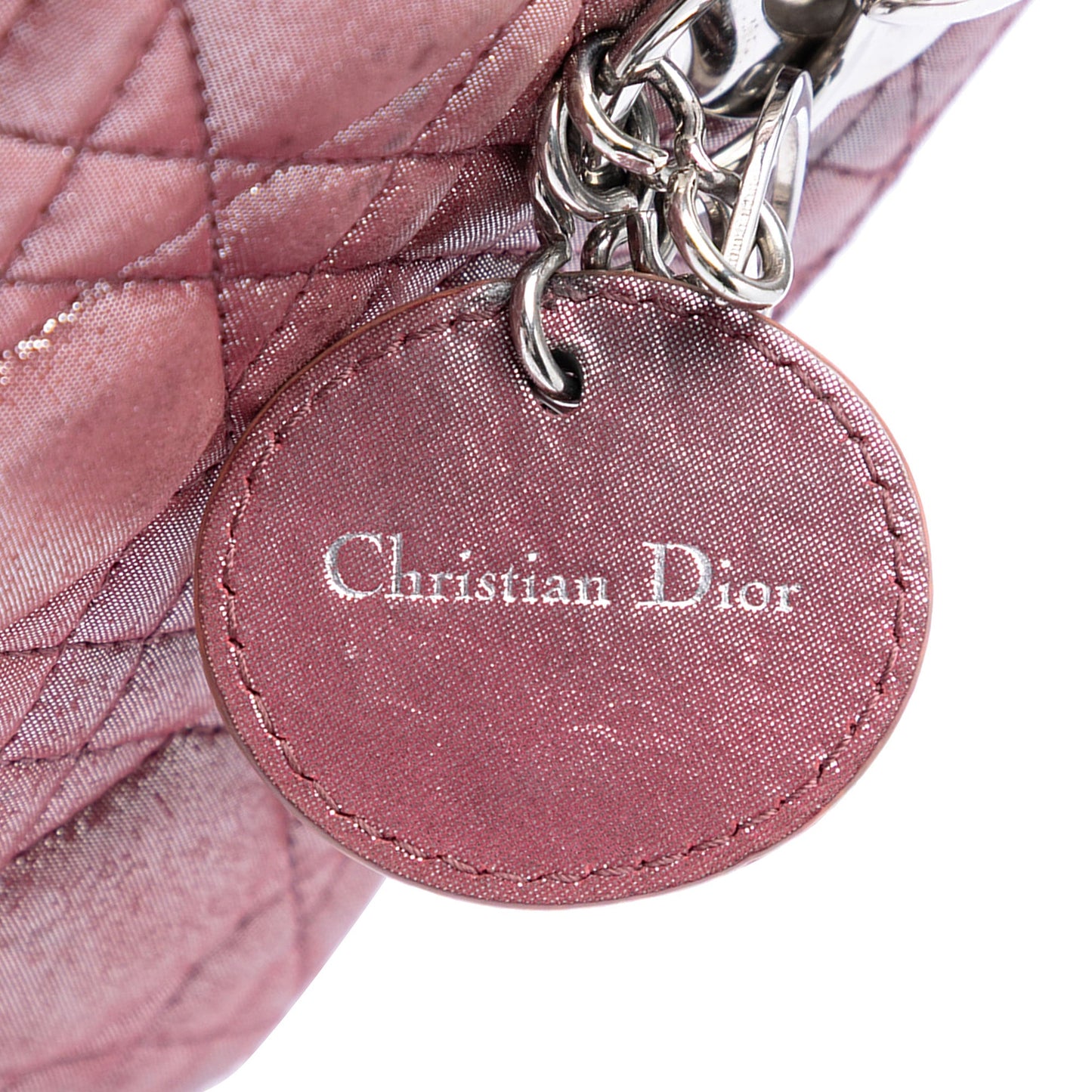 Dior Mini Iridescent Lambskin Cannage Lady Dior