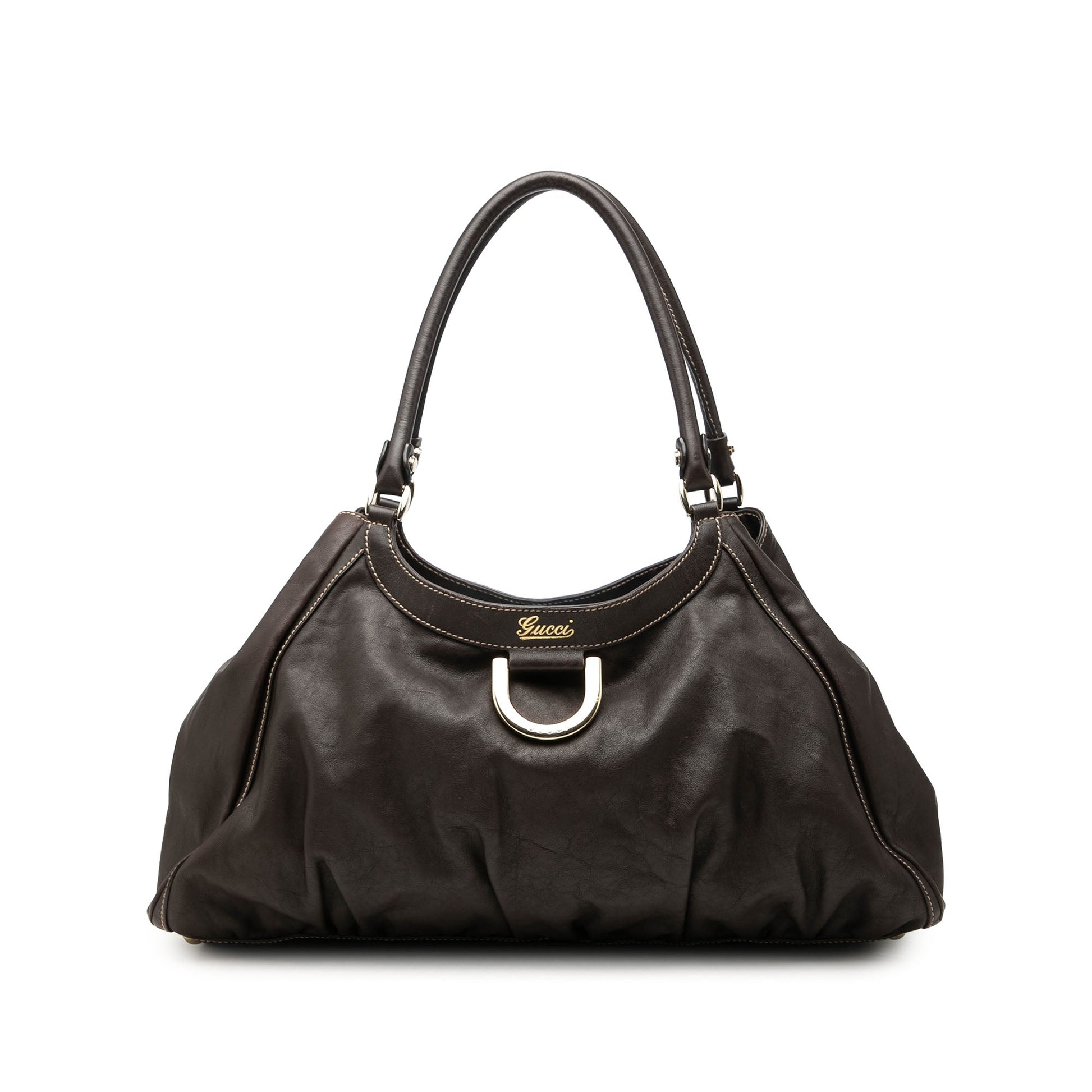 Gucci Large Calfskin Abbey D Ring Shoulder Bag