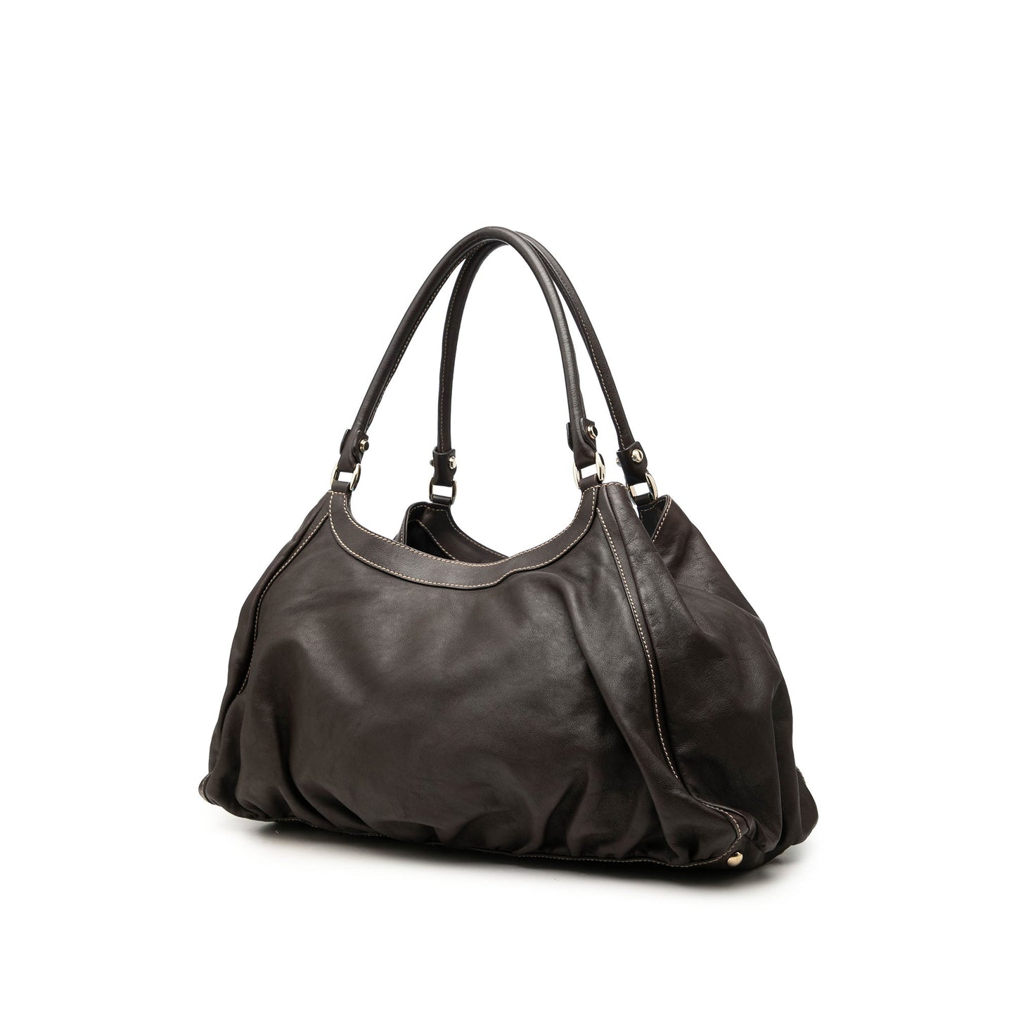 Gucci Large Calfskin Abbey D Ring Shoulder Bag