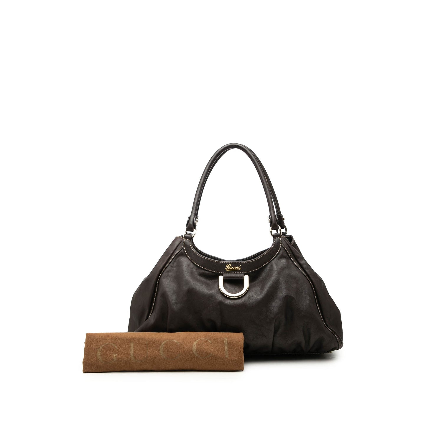 Gucci Large Calfskin Abbey D Ring Shoulder Bag