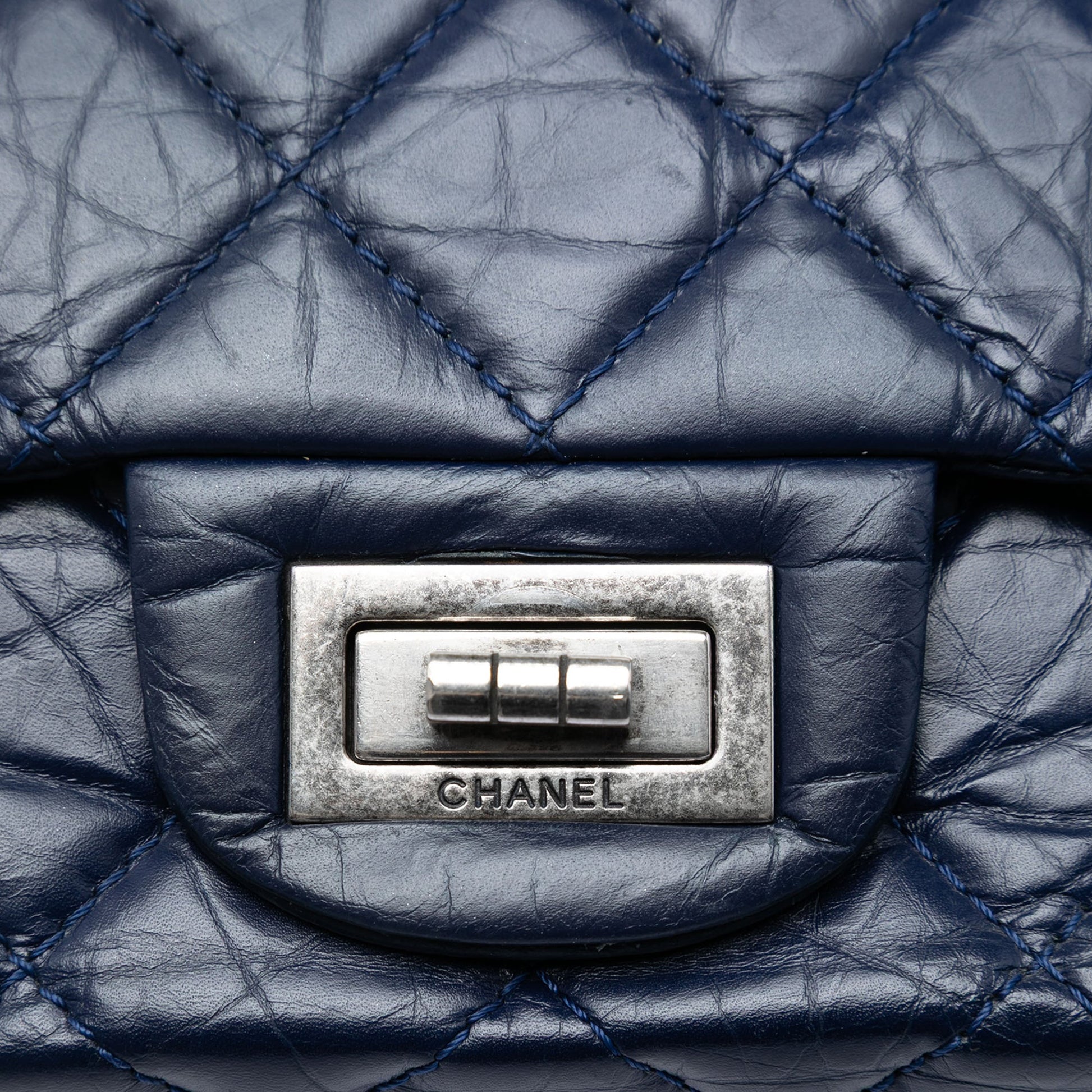 Chanel Quilted Aged Calfskin Reissue 2.55 Double Flap 227