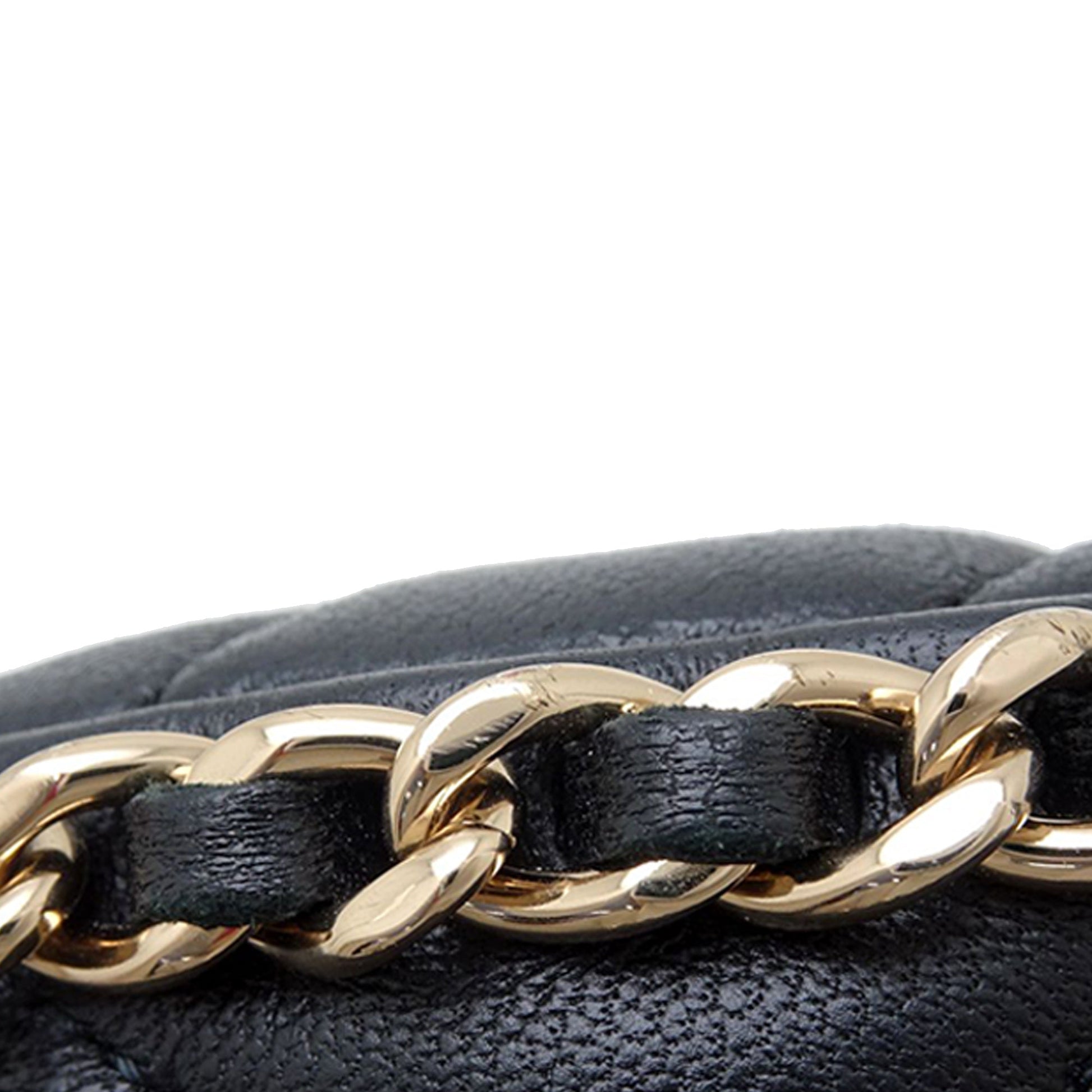 Chanel Mini Quilted Lambskin Chain Around Hook Hobo