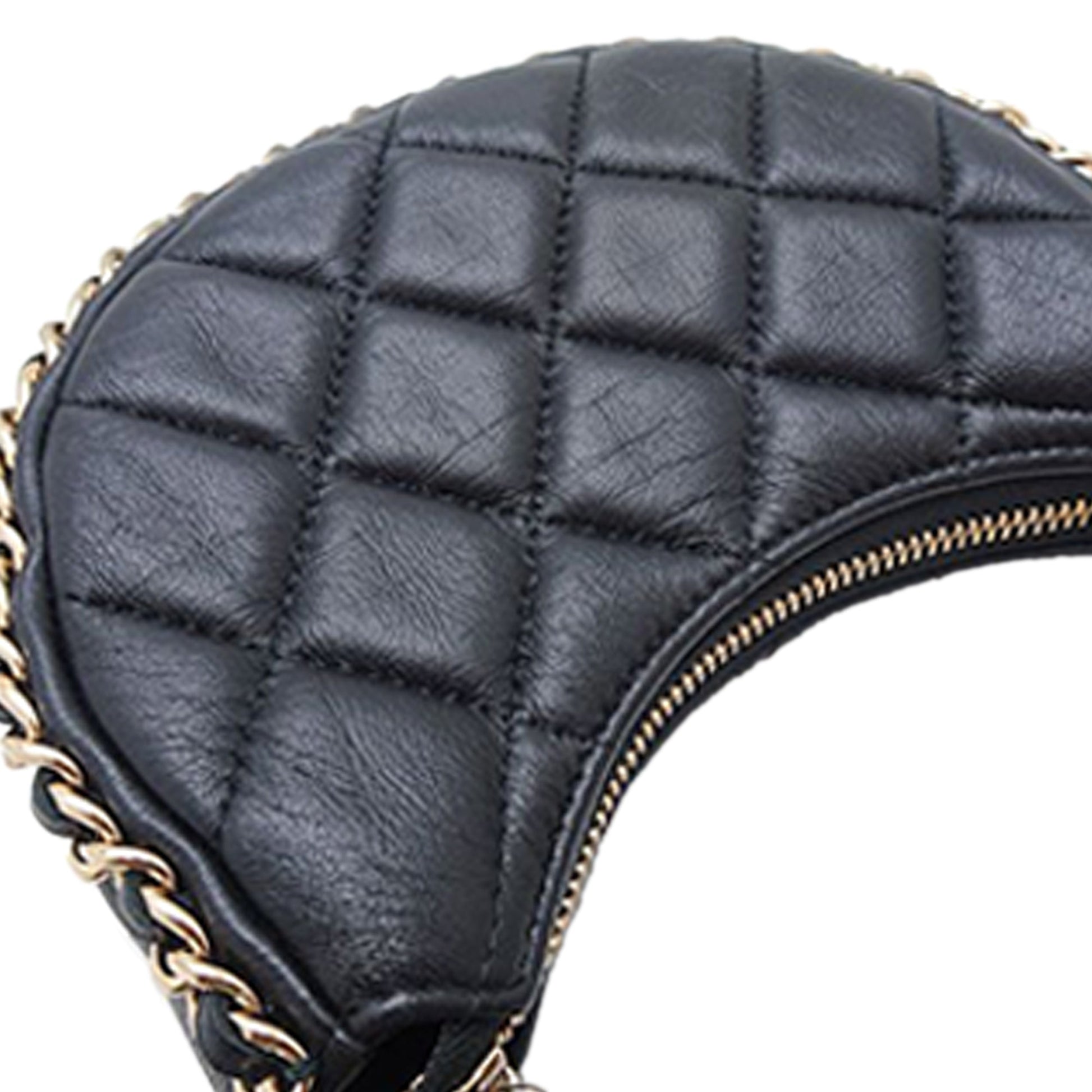 Chanel Mini Quilted Lambskin Chain Around Hook Hobo