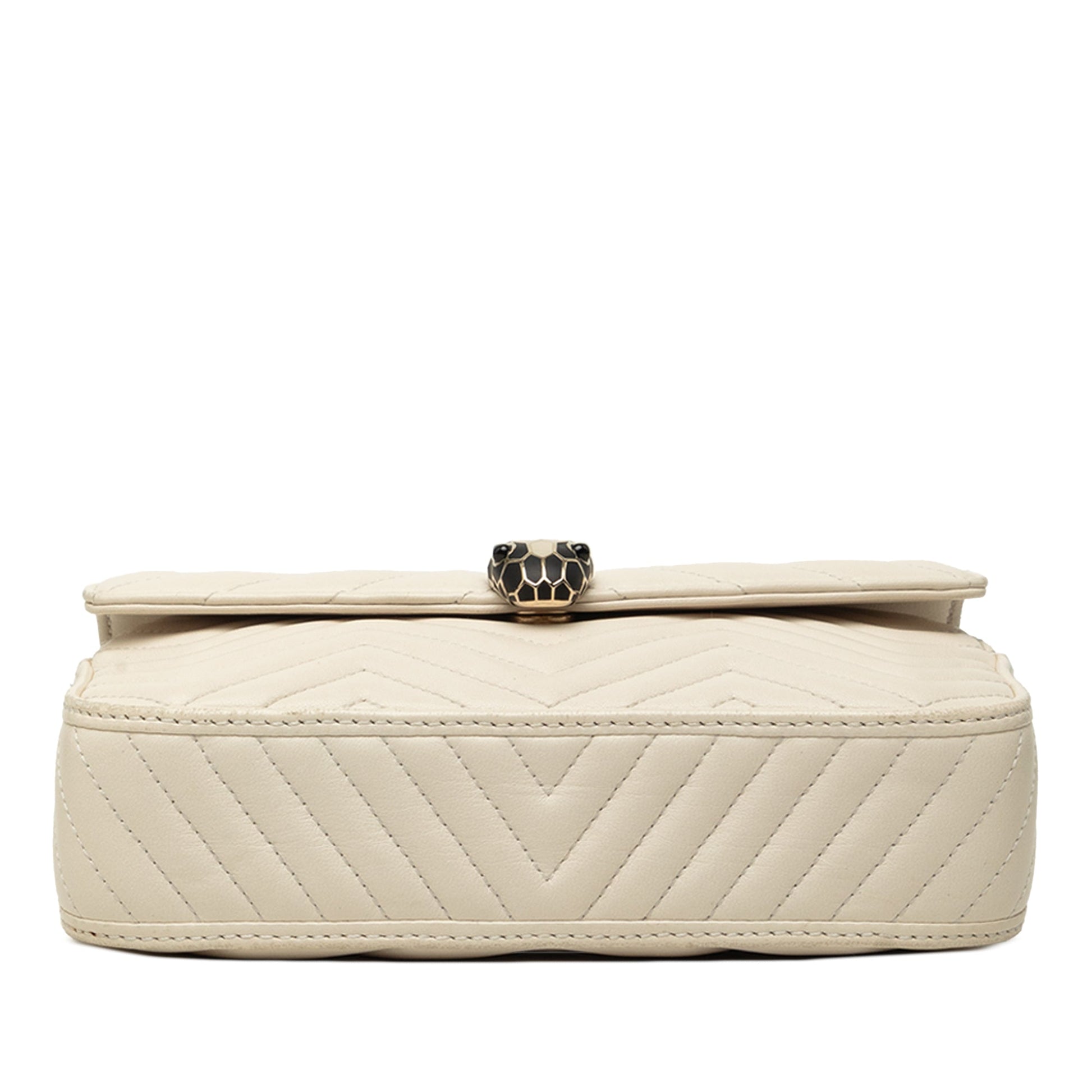 Bvlgari Quilted Calfskin Serpenti Forever Convertible Belt Bag