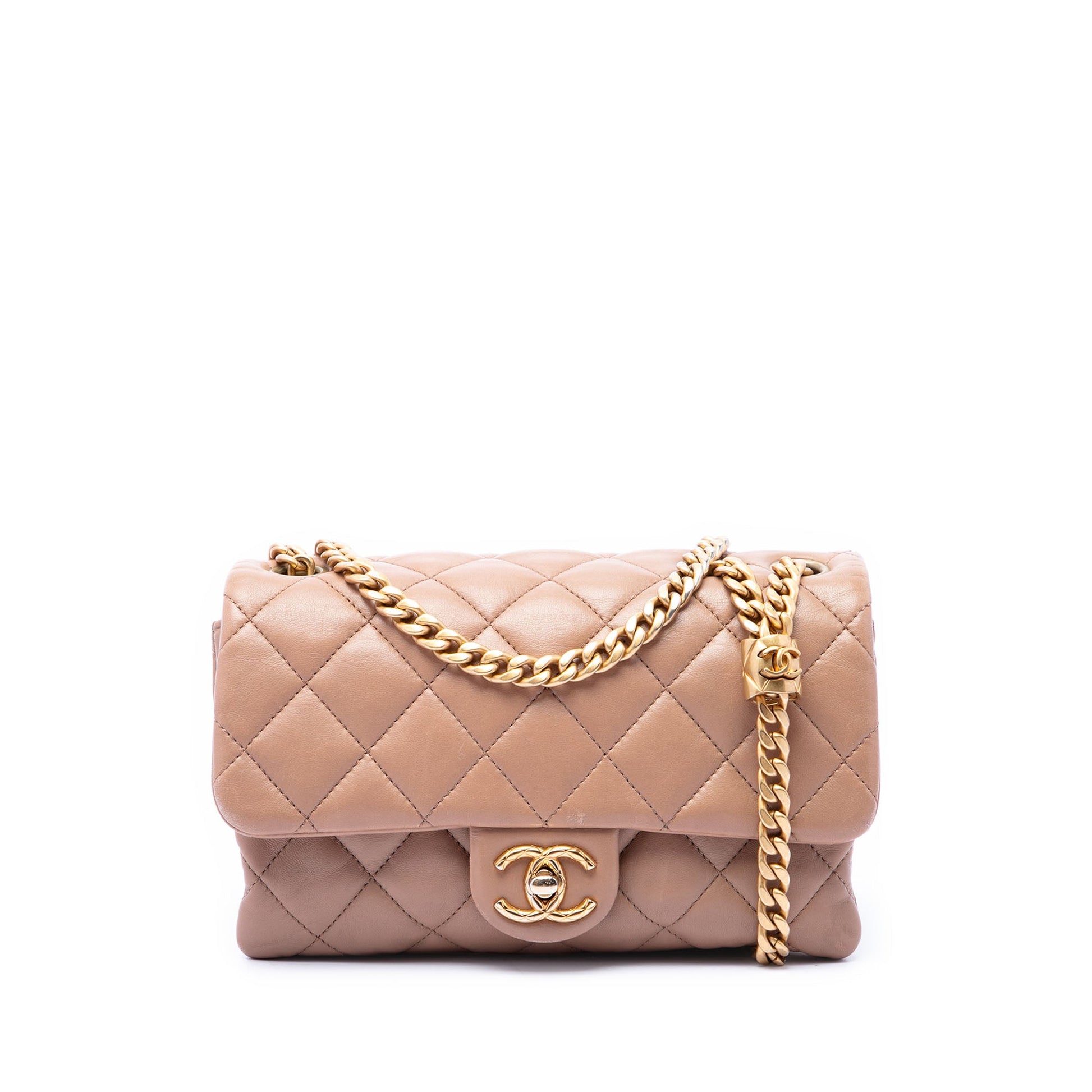 Chanel Small Quilted Lambskin Pillow Crush Flap