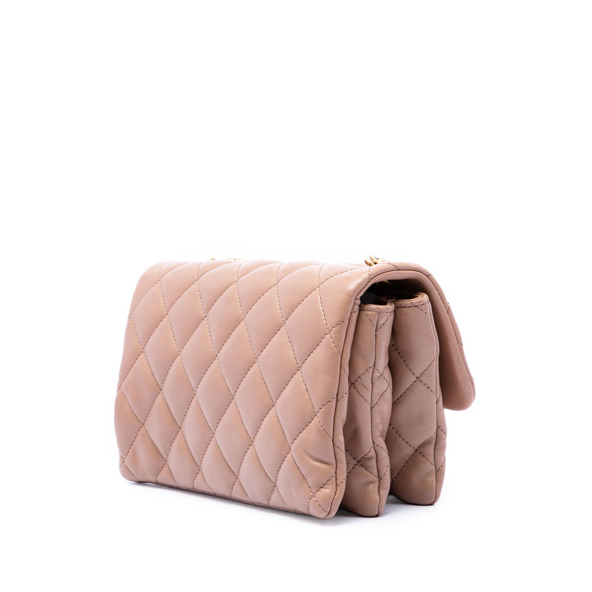 Chanel Small Quilted Lambskin Pillow Crush Flap