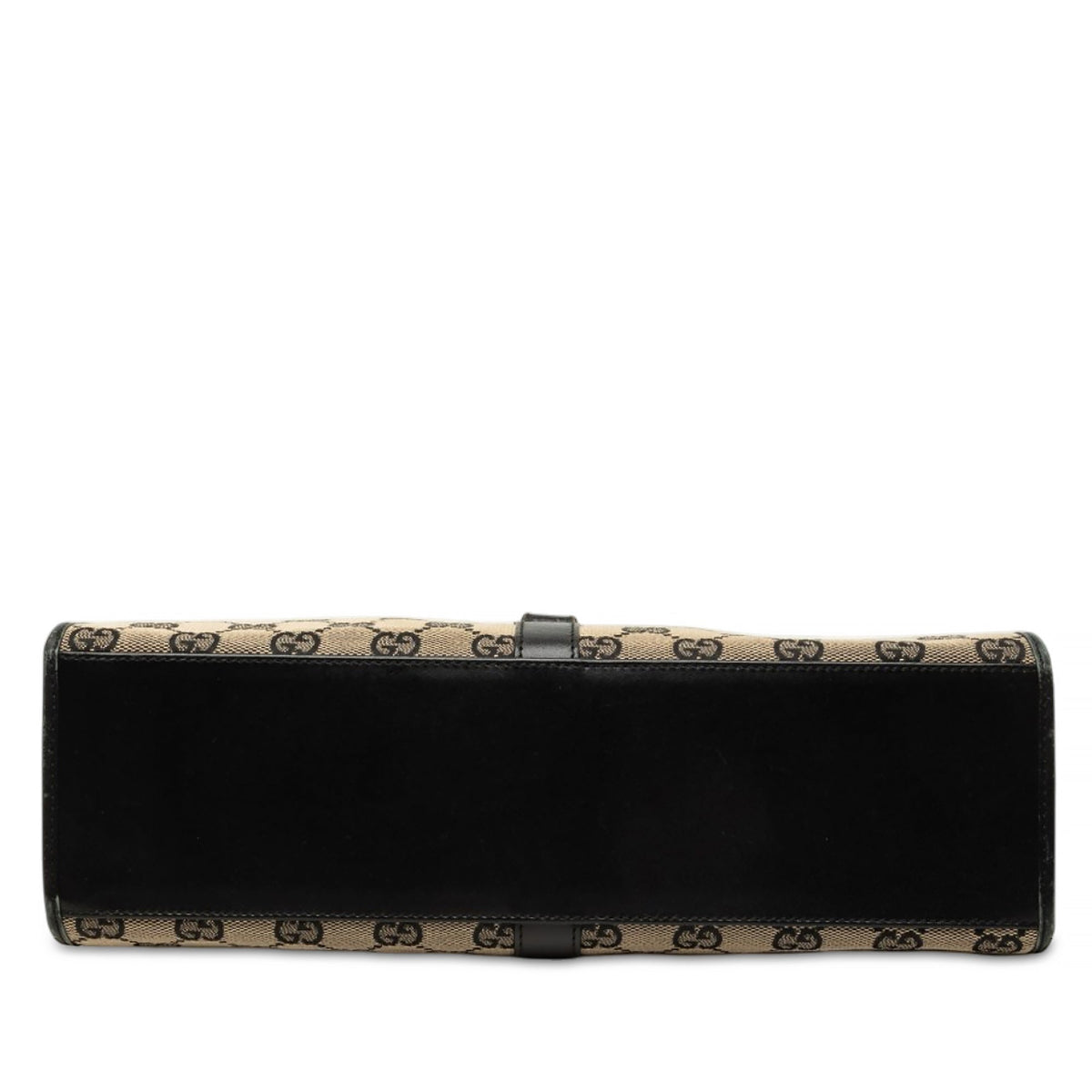 Gucci GG Canvas Jackie Bardot Shoulder Bag — Beige