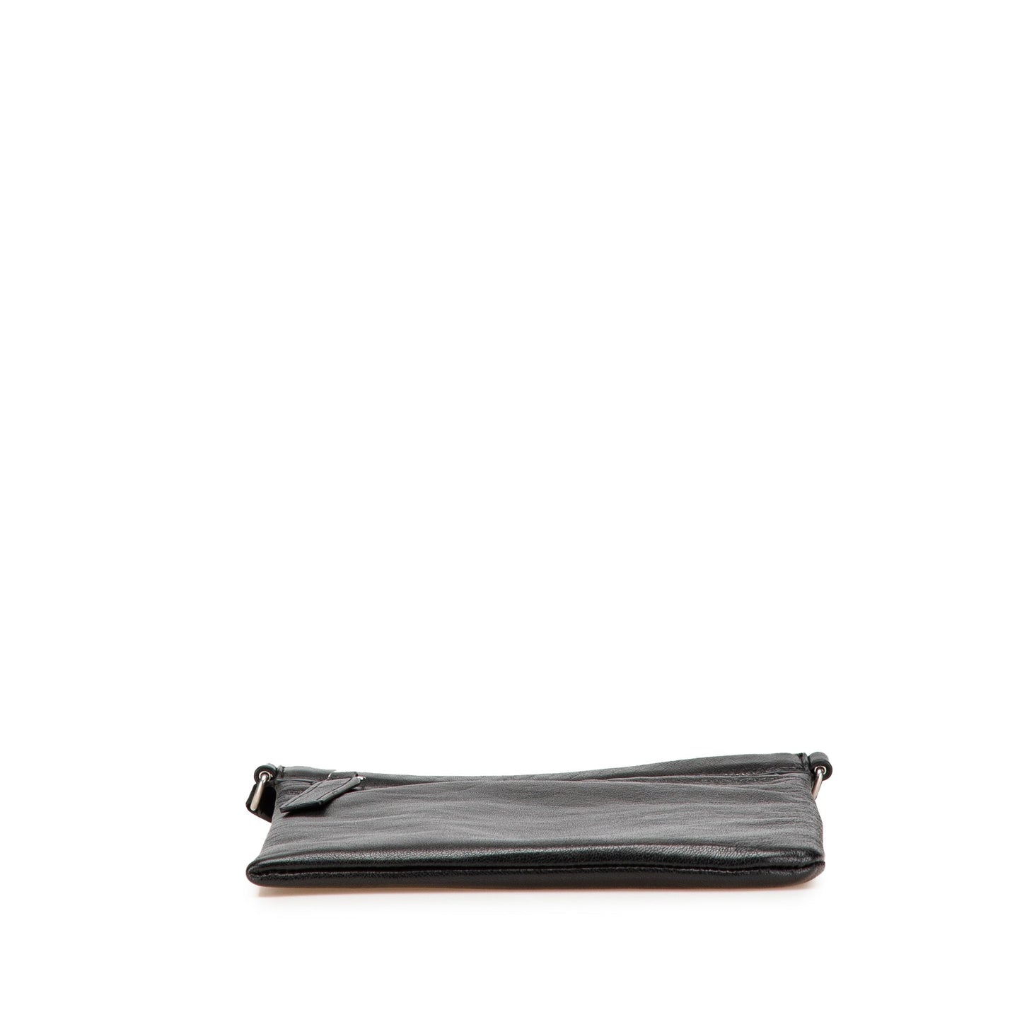 Saint Laurent Antiqued Lambskin Sid Flat Crossbody