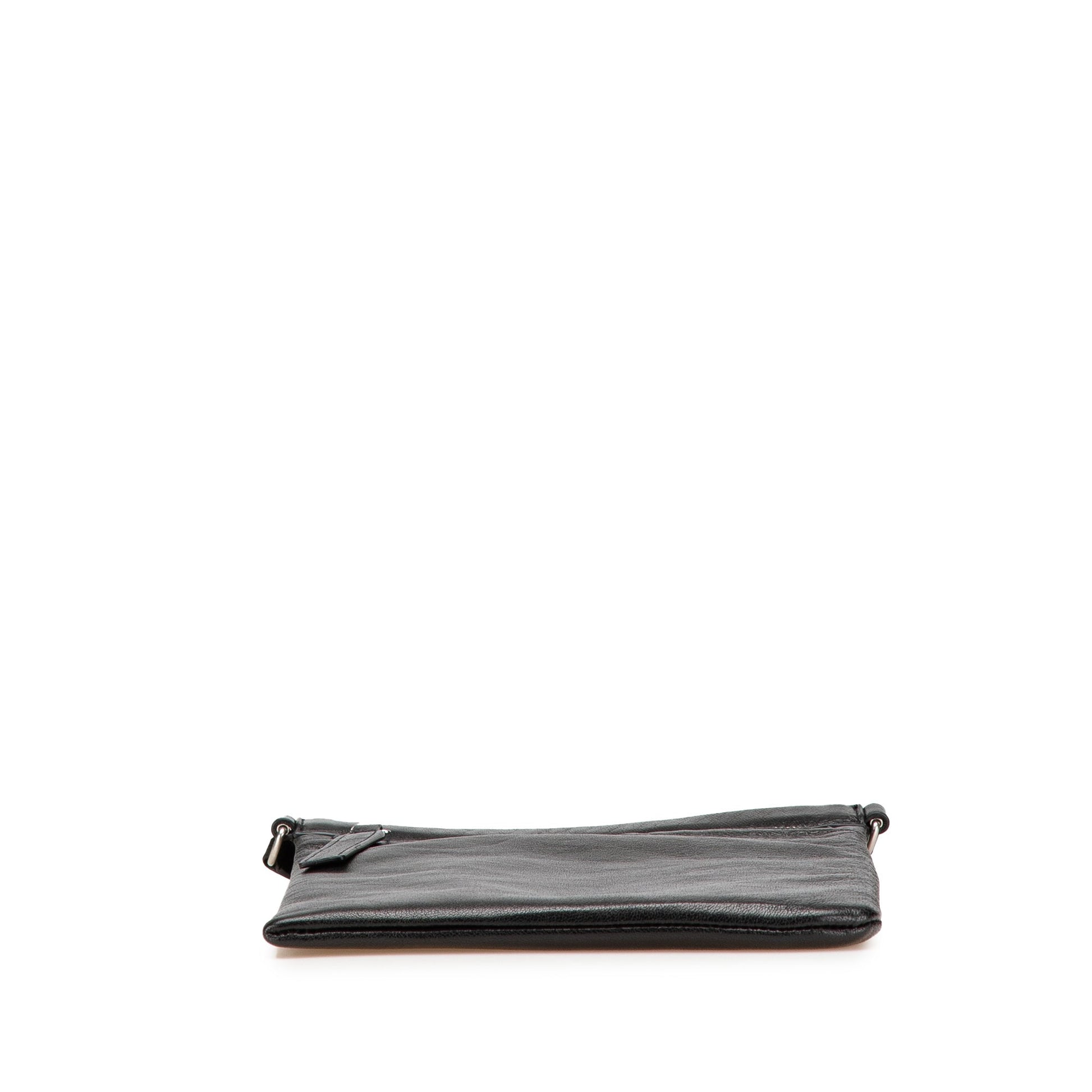 Saint Laurent Antiqued Lambskin Sid Flat Crossbody