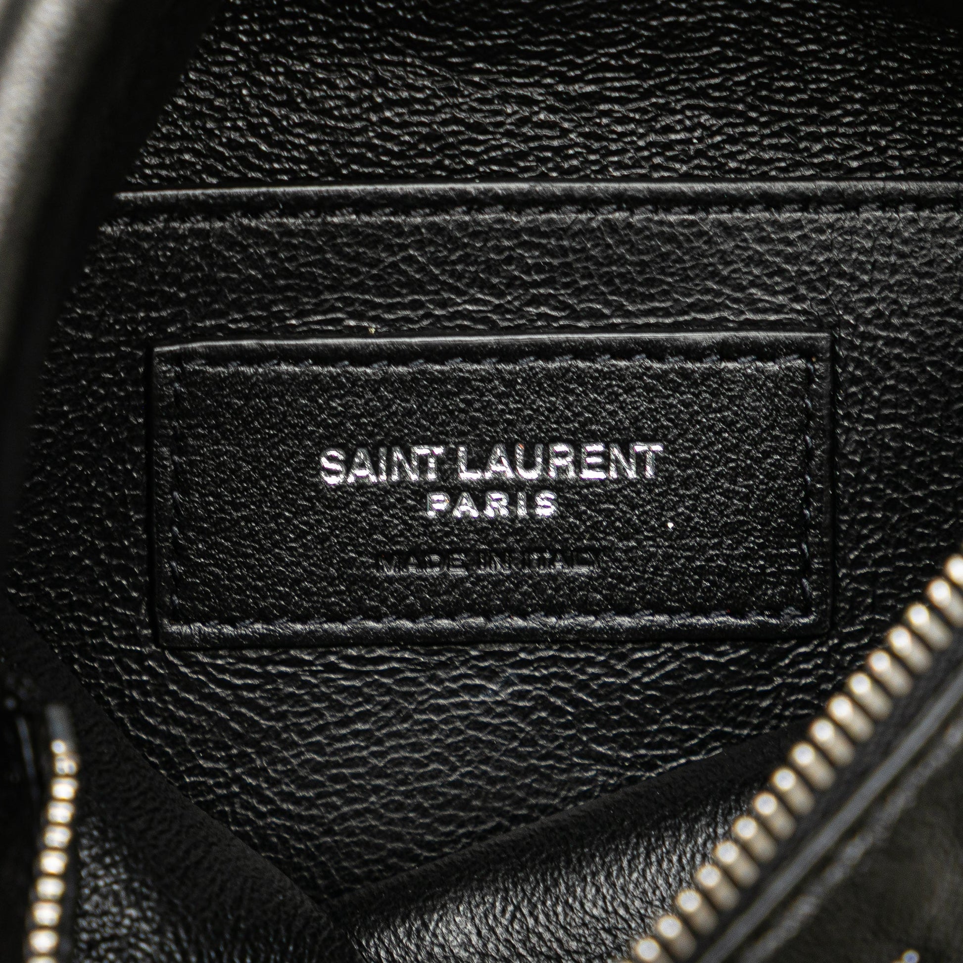 Saint Laurent Antiqued Lambskin Sid Flat Crossbody