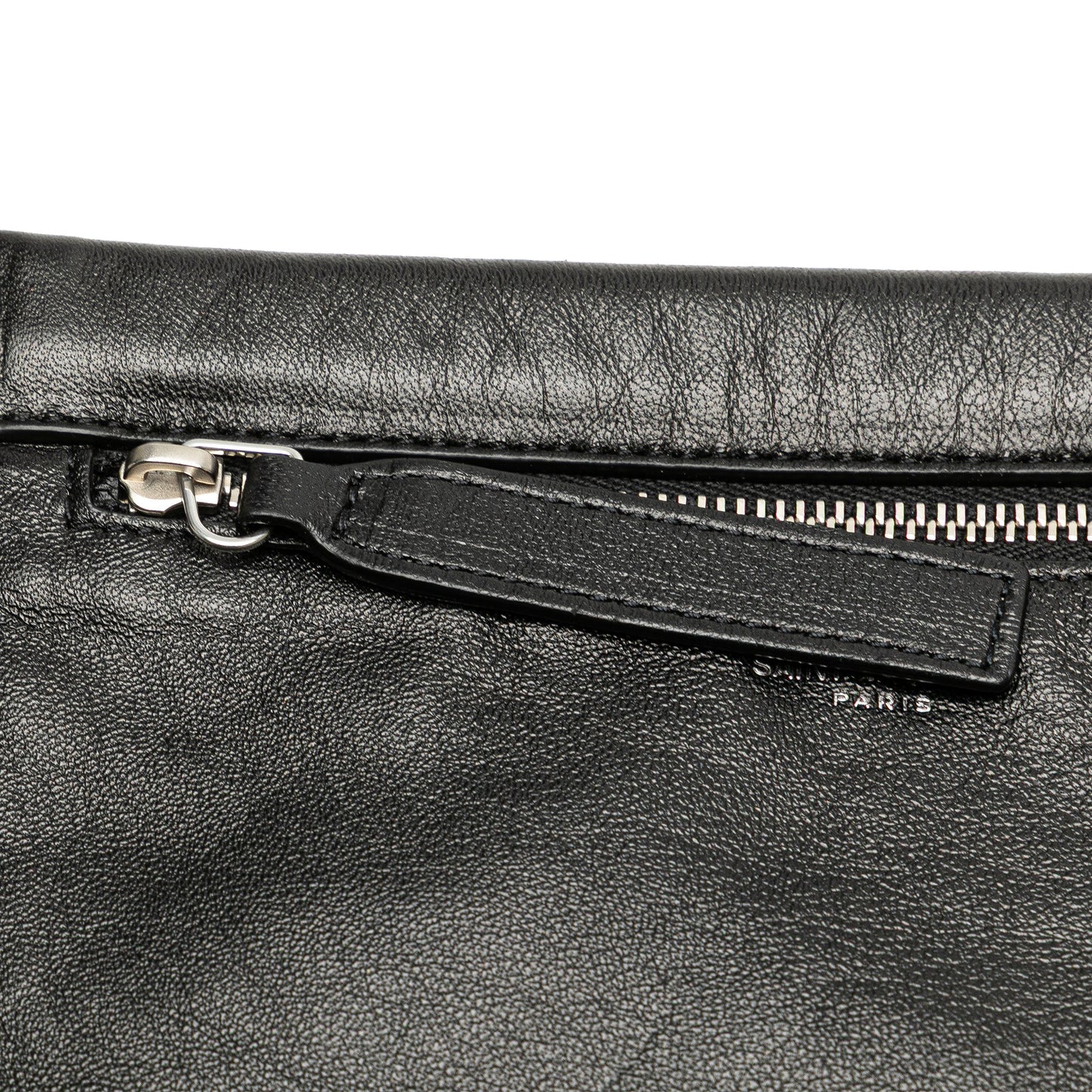 Saint Laurent Antiqued Lambskin Sid Flat Crossbody