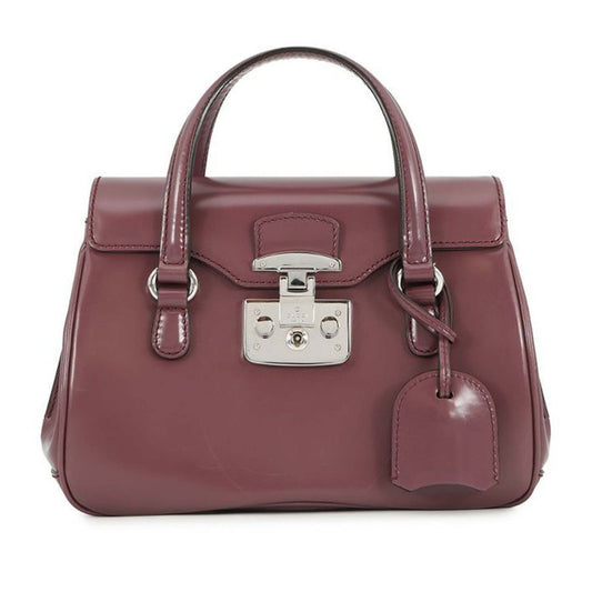 Gucci Smooth Calfskin Lady Lock Handbag