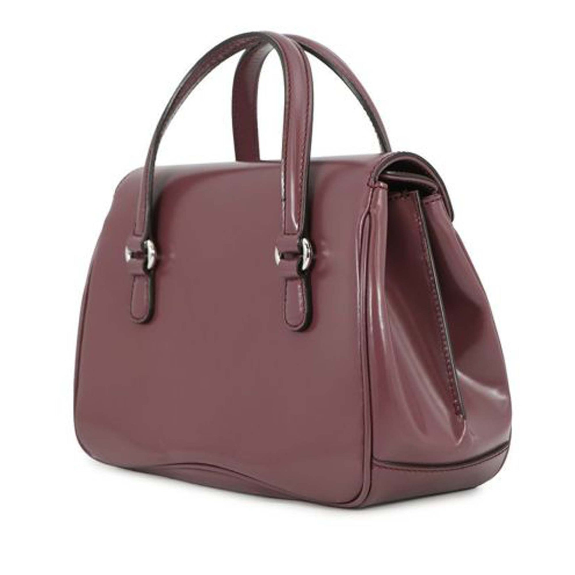 Gucci Smooth Calfskin Lady Lock Handbag