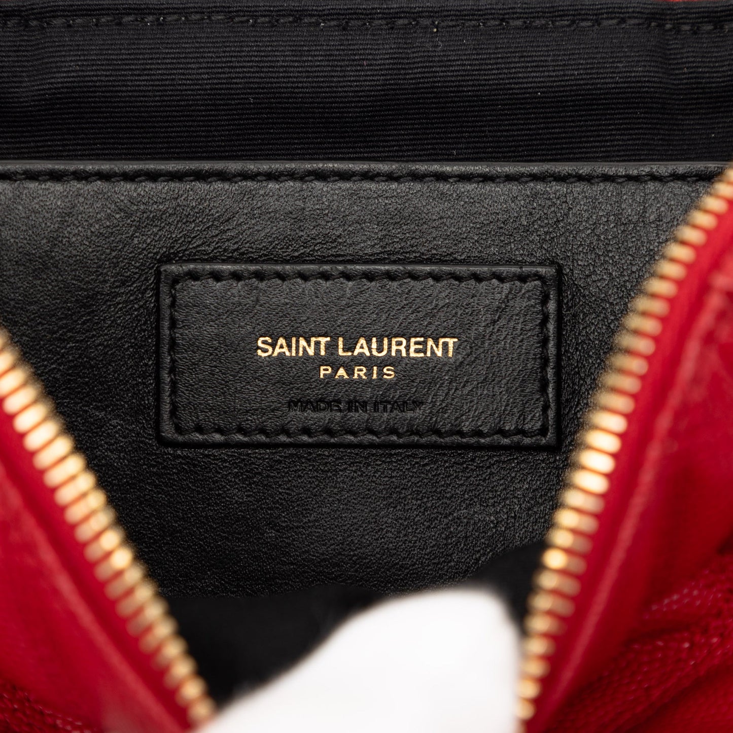 Saint Laurent Grain de Poudre Quilted 80s Vanity Bag