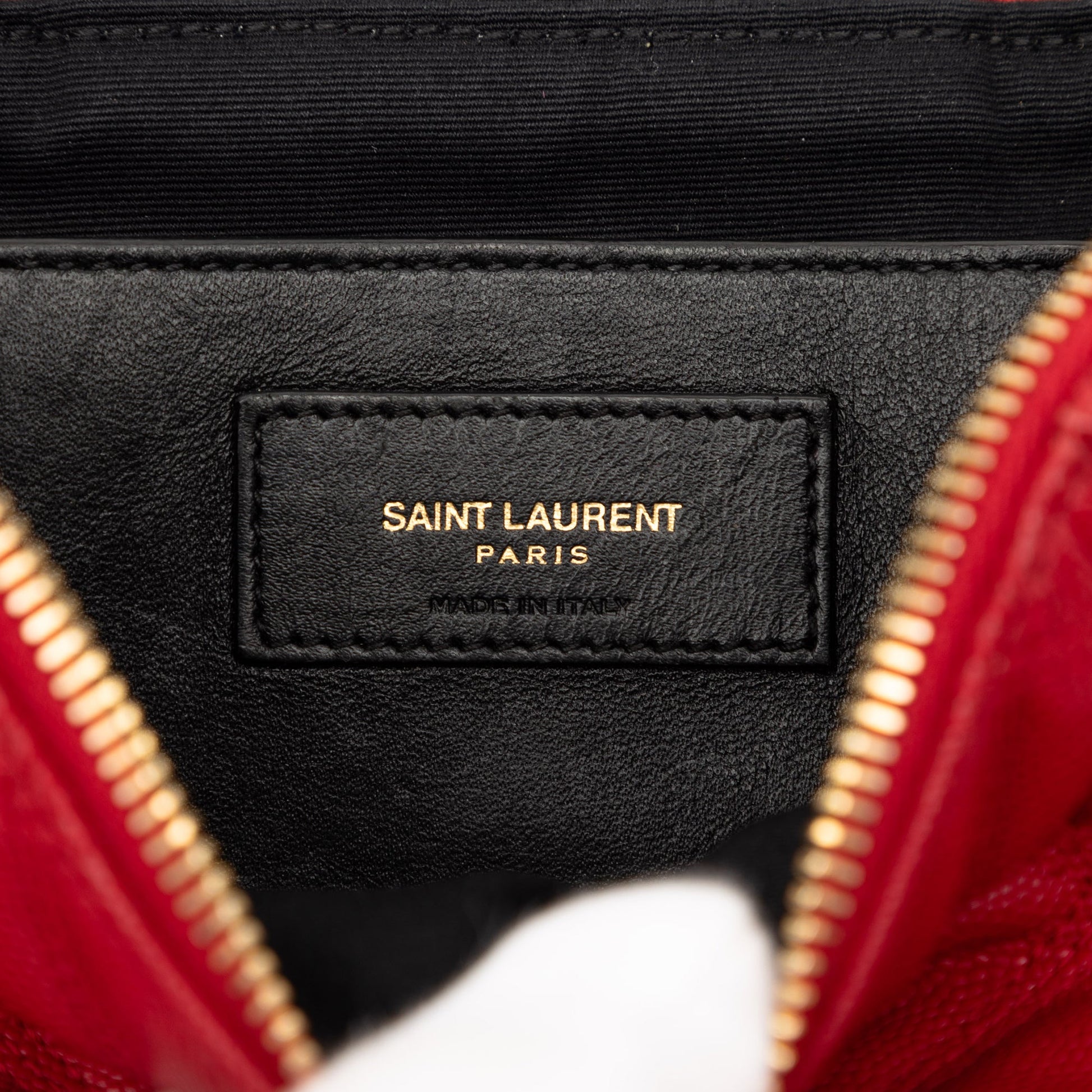Saint Laurent Grain de Poudre Quilted 80s Vanity Bag