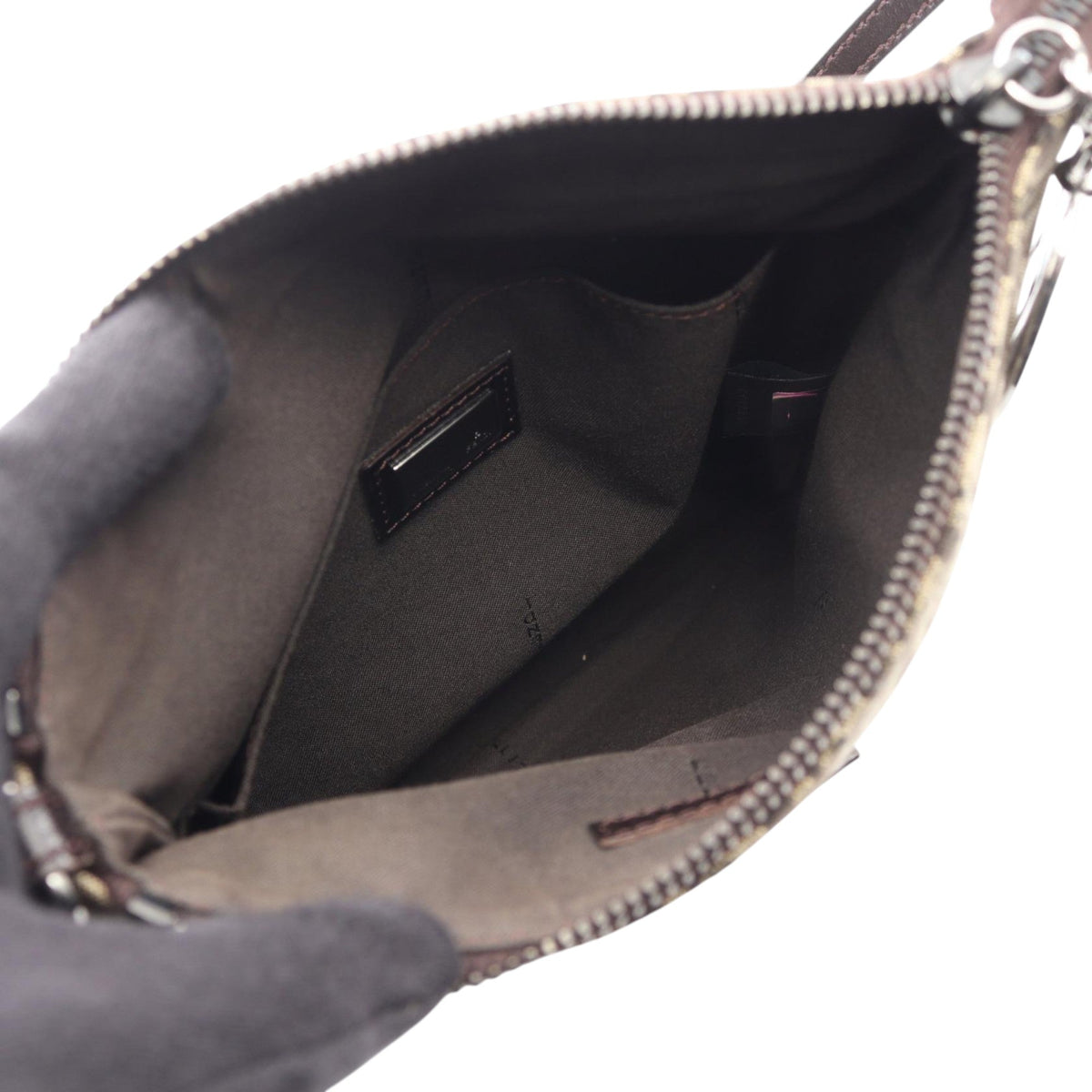 Fendi Zucchino Canvas Forever Crossbody