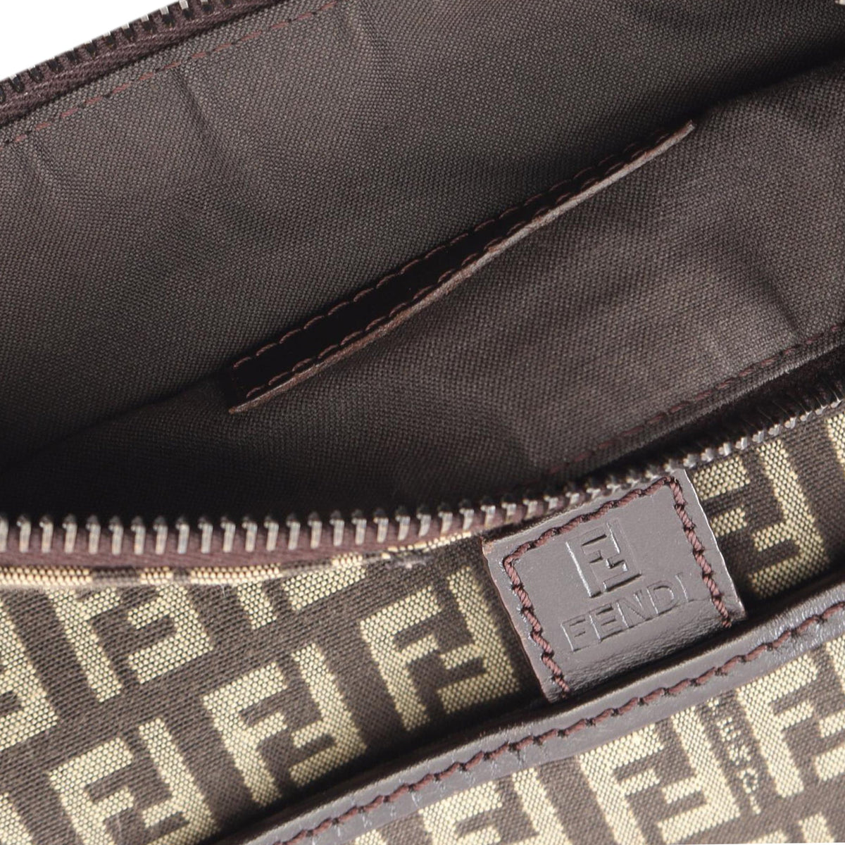Fendi Zucchino Canvas Forever Crossbody