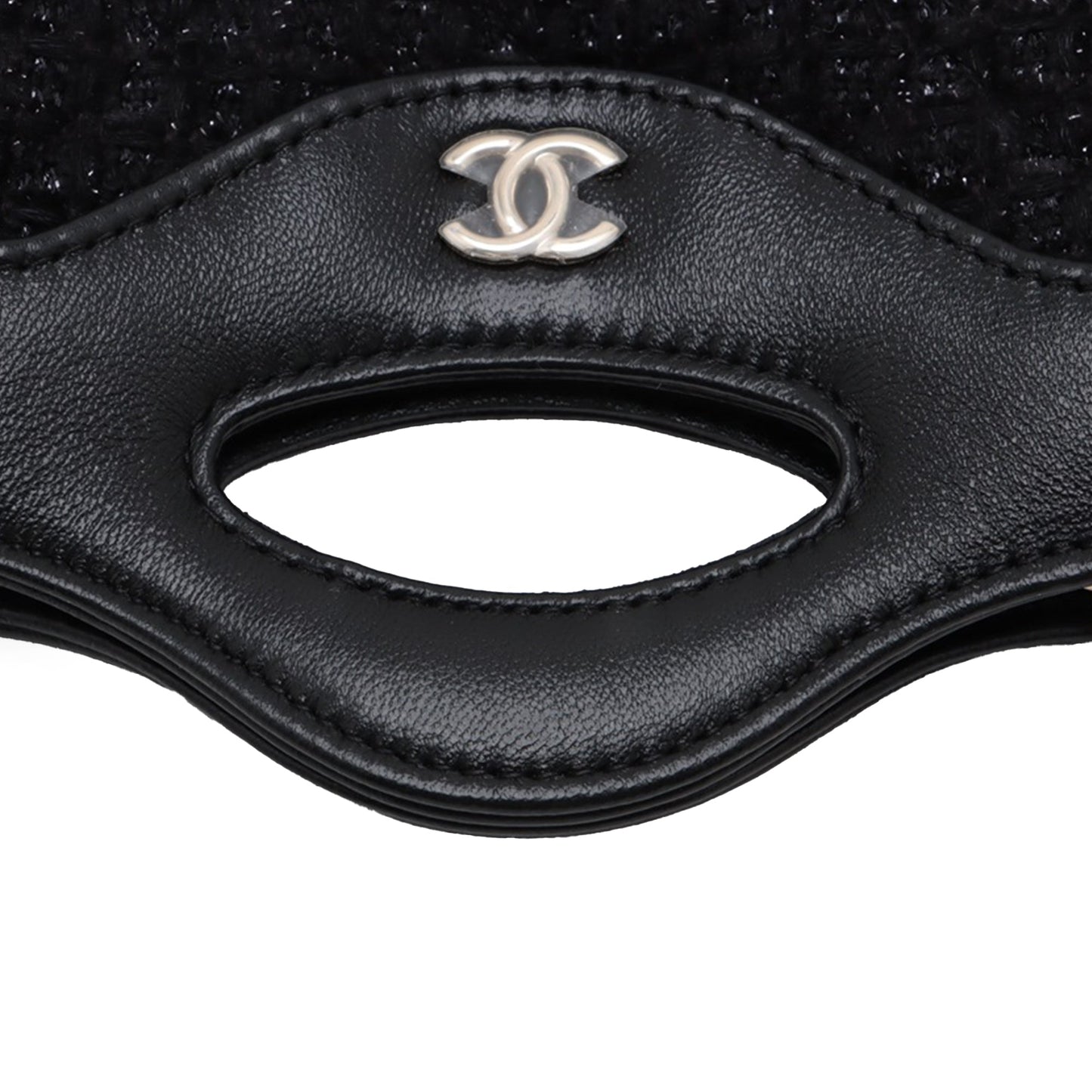 Chanel Nano Quilted Tweed Kelly Shopper Bag