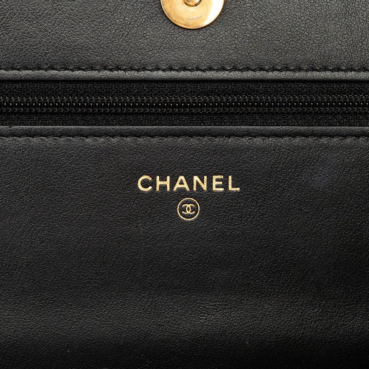 Chanel Quilted Caviar Boy Wallet on Chain
