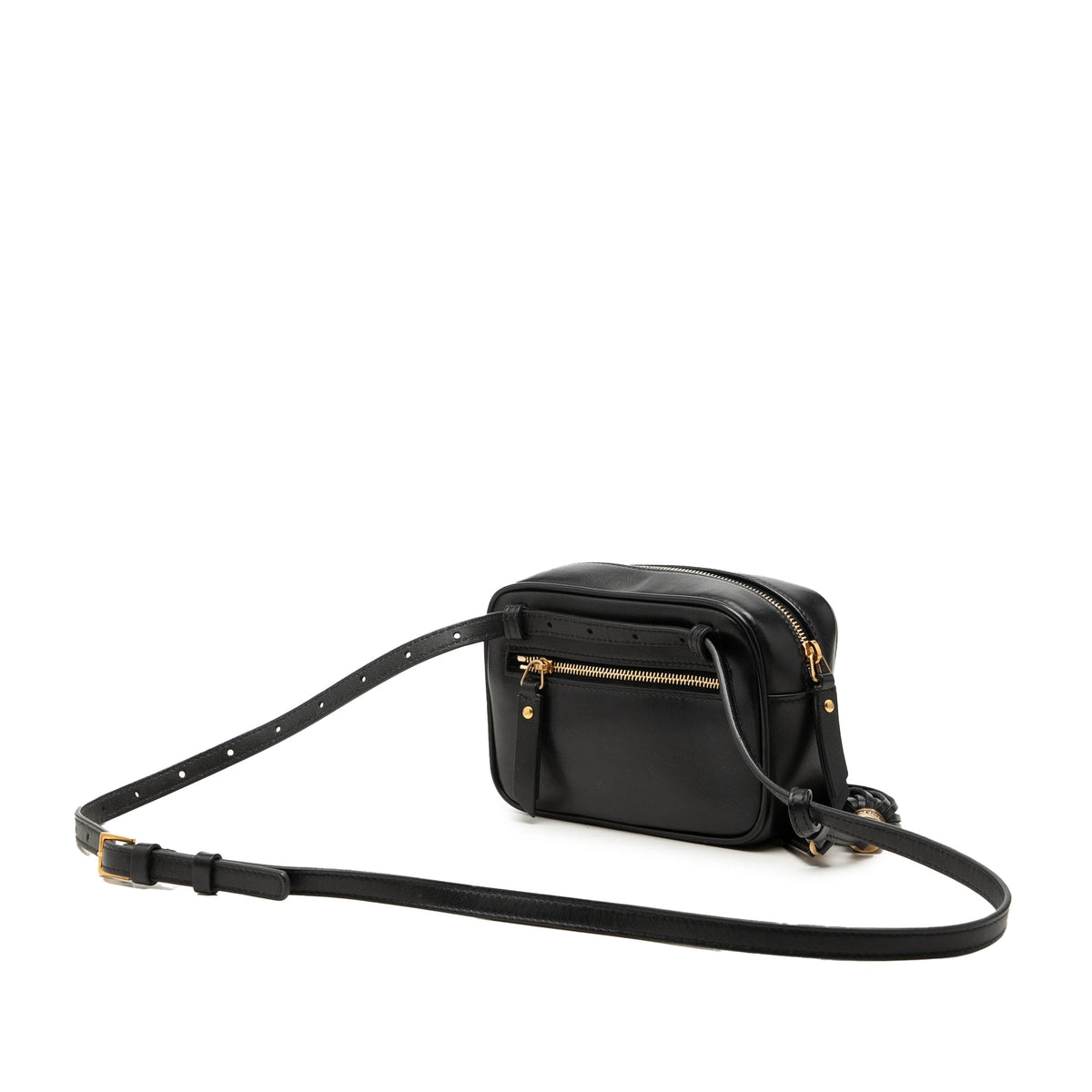 Saint Laurent Chevron Calfskin Monogram Tassel Lou Belt Bag