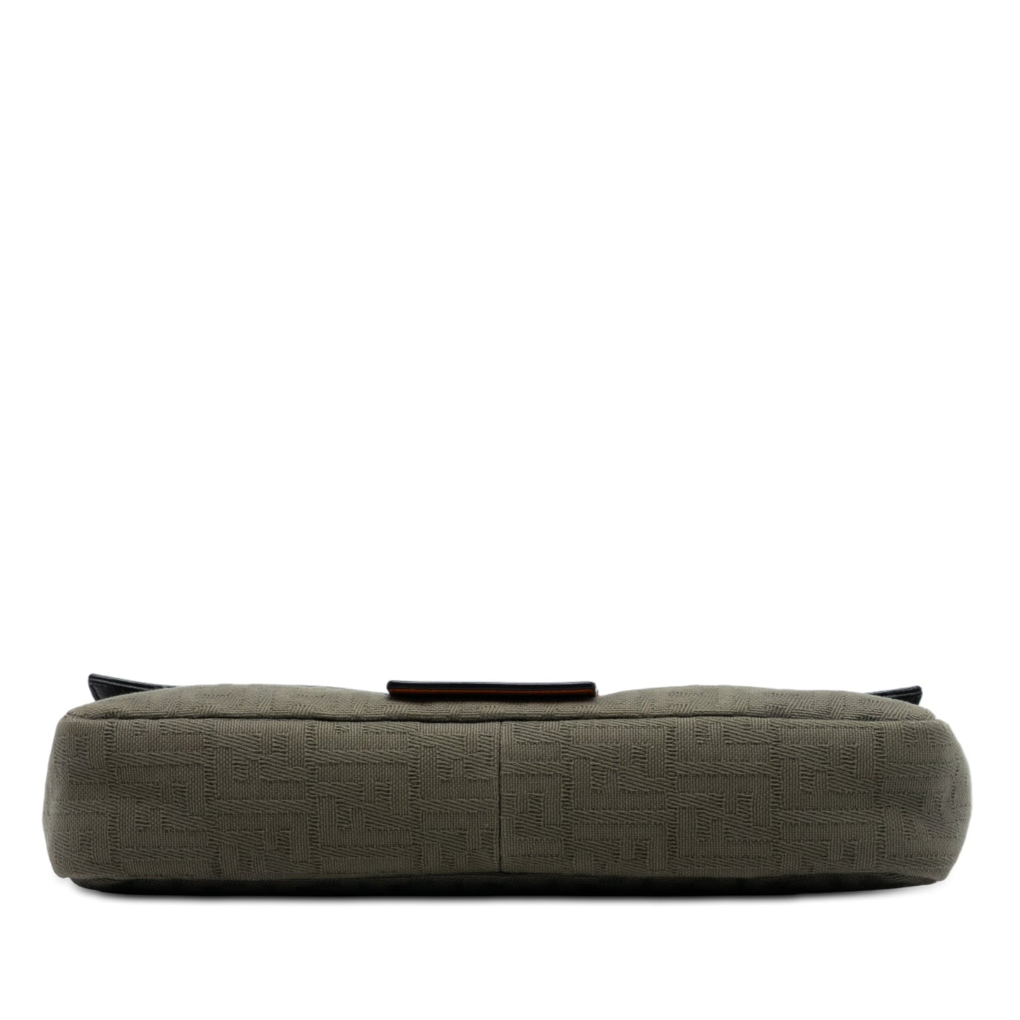 Fendi Large Zucca Canvas and Leather Convertible Belt Baguette