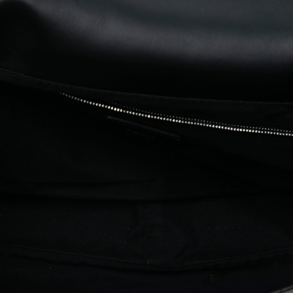 Fendi Large Zucca Canvas and Leather Convertible Belt Baguette