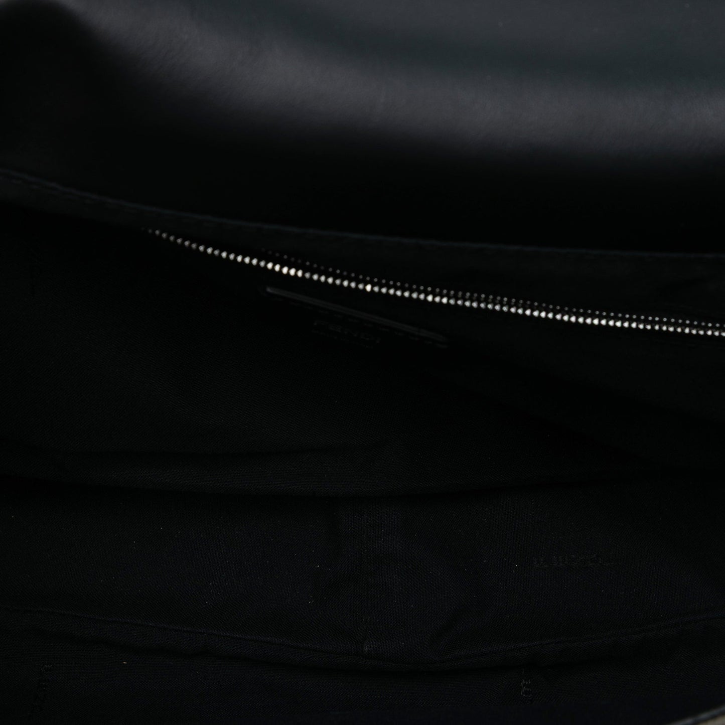 Fendi Large Zucca Canvas and Leather Convertible Belt Baguette