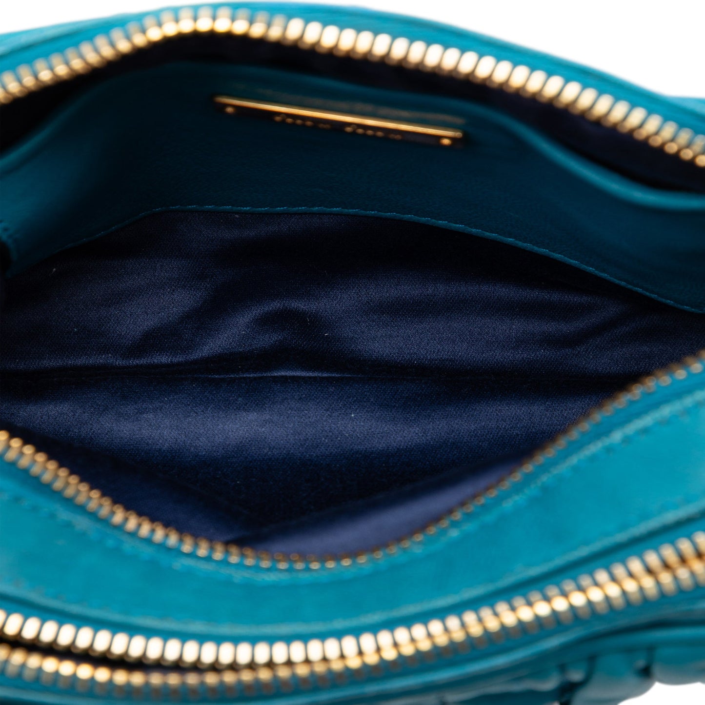 Miu Miu Quilted Leather Double Zip Camera Bag