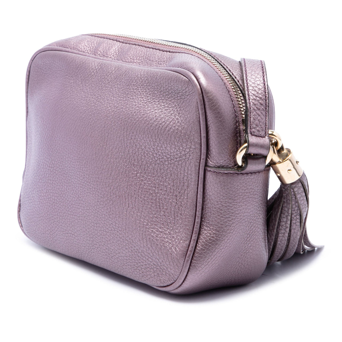 Gucci Metallic Leather Soho Disco Crossbody