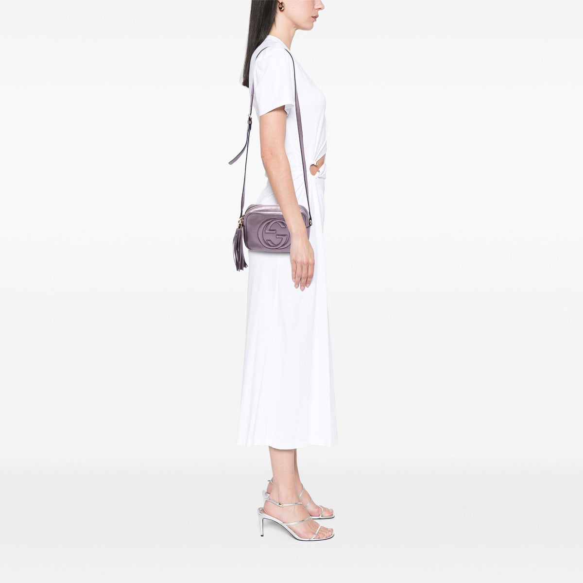 Gucci Metallic Leather Soho Disco Crossbody