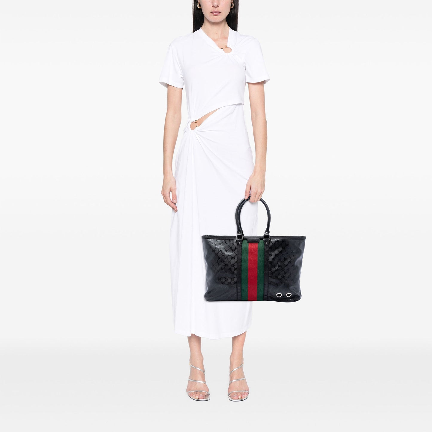Gucci Fiat 500 Large GG Imprime Web Tote