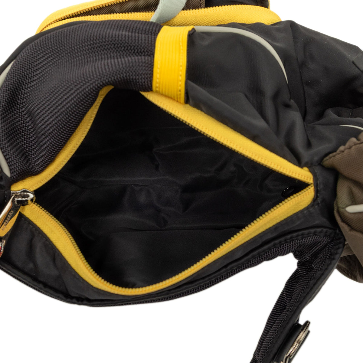 Burberry Tricolor Nylon Leo Sling Bag — Black