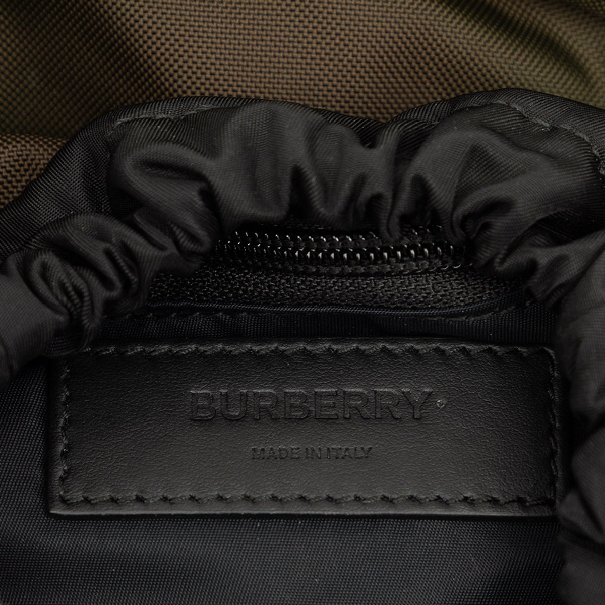 Burberry Tricolor Nylon Leo Sling Bag — Black