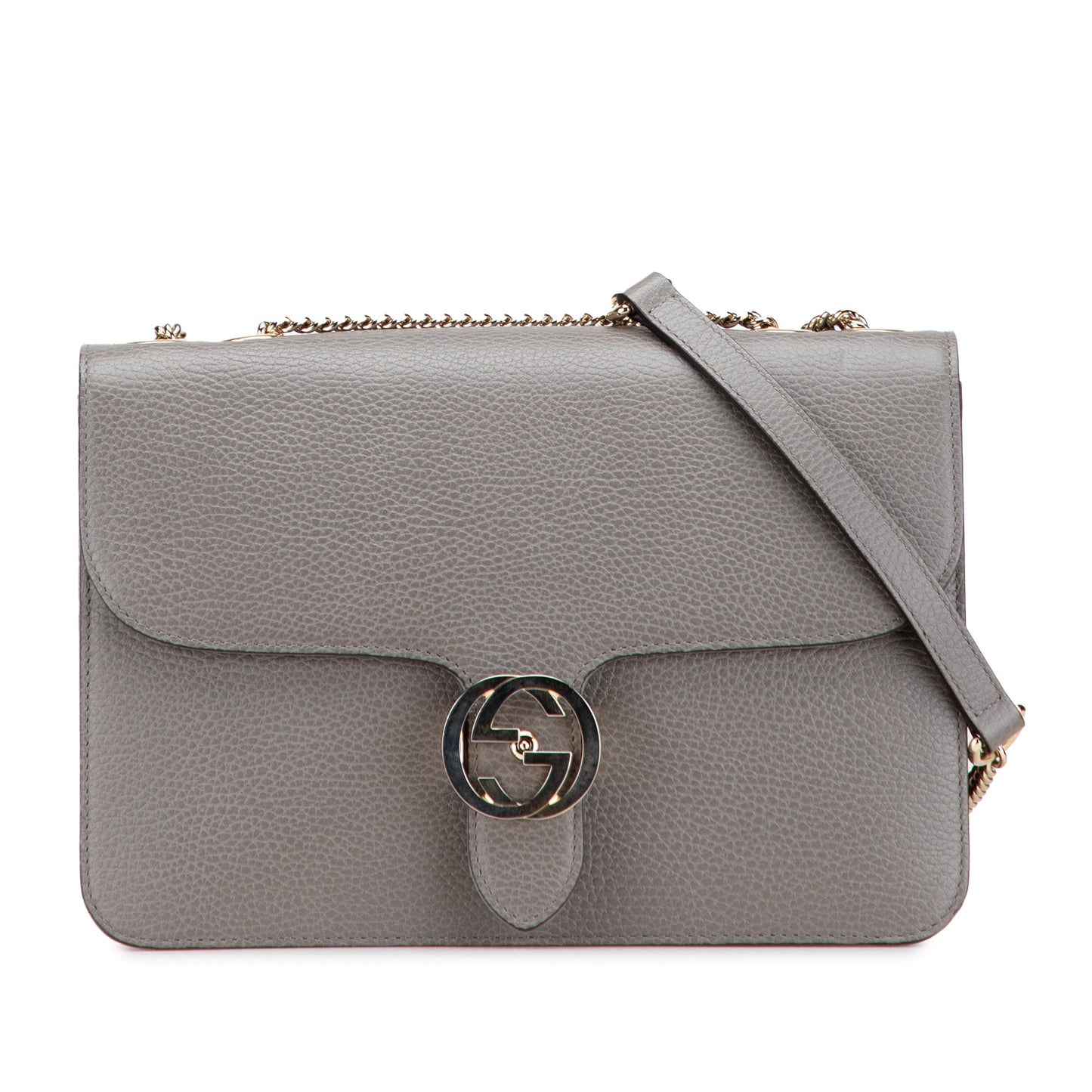 Gucci Medium Dollar Calfskin Interlocking G Crossbody