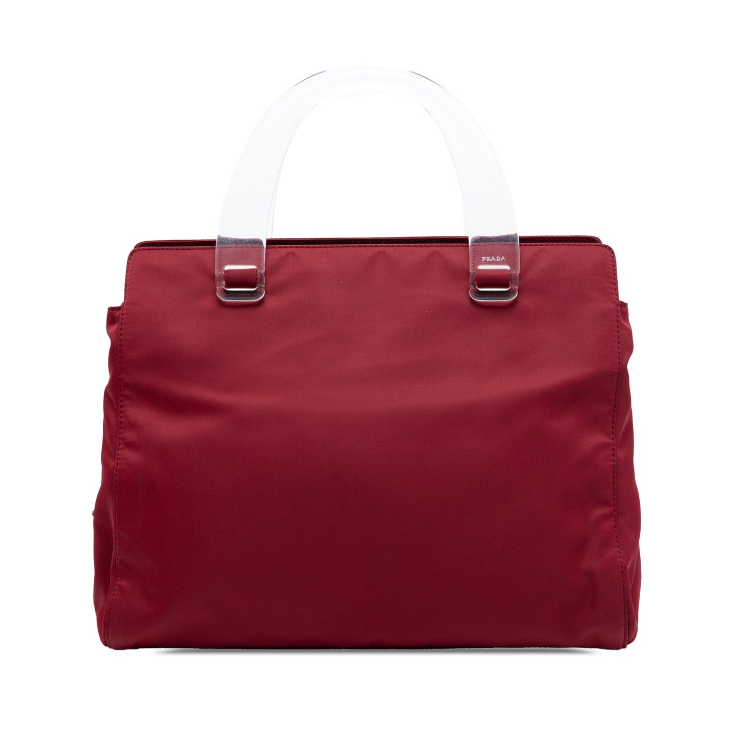 Prada Tessuto Acrylic Handle Bag