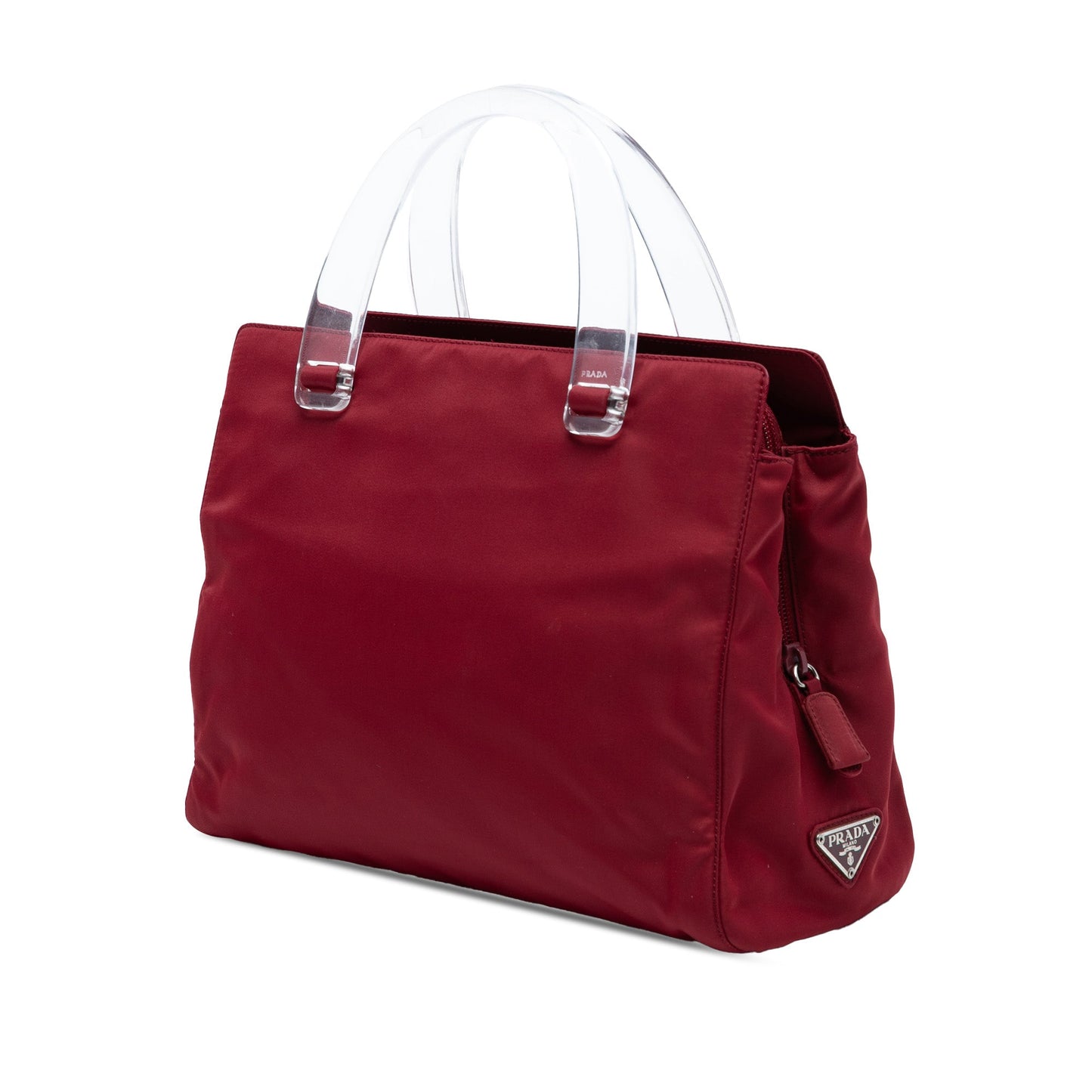 Prada Tessuto Acrylic Handle Bag